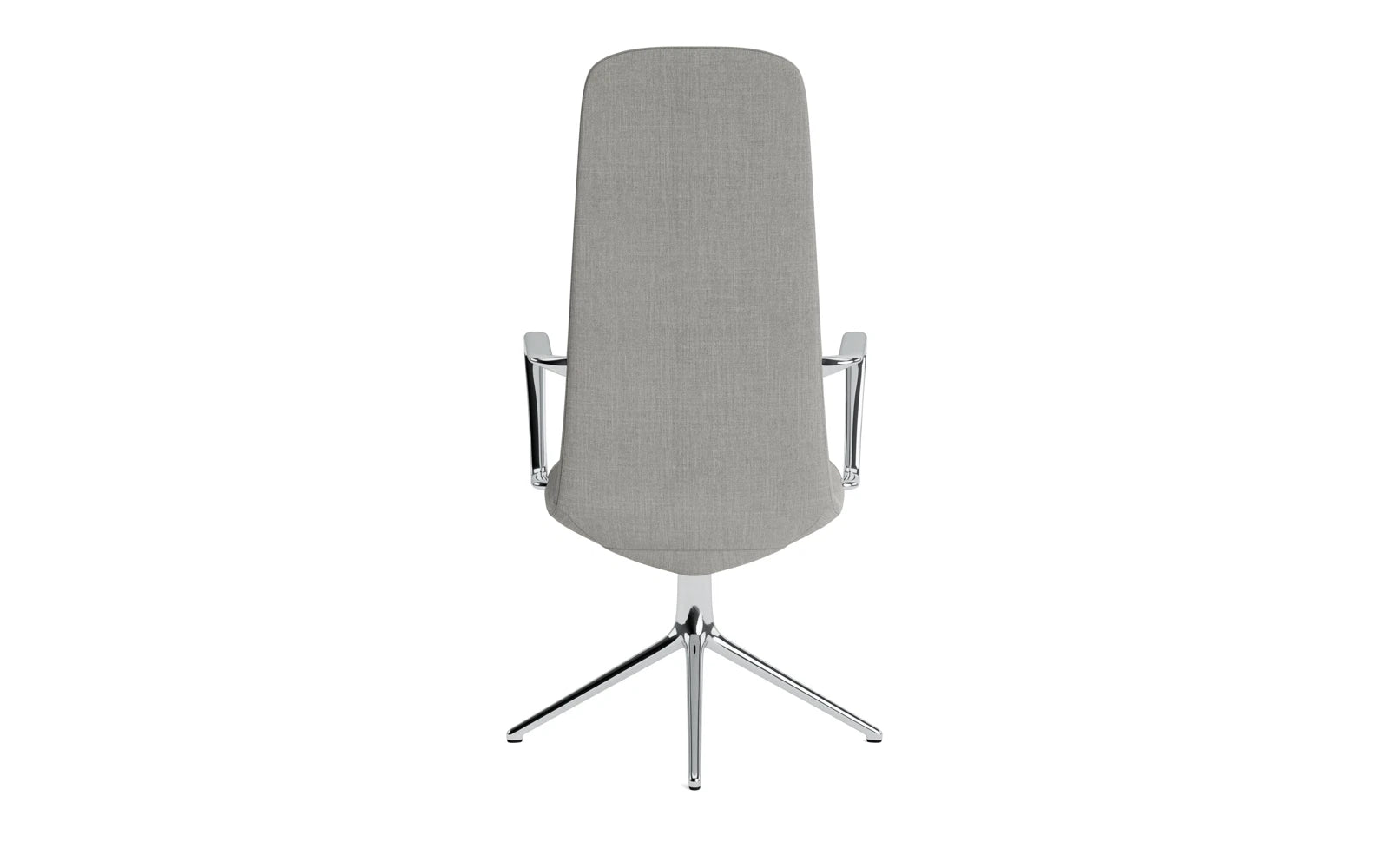 Off Armchair hoch mit Drehgestell 4B aluminium Remix in Remix 133 präsentiert im Onlineshop von KAQTU Design AG. Bürostuhl ist von Normann Copenhagen