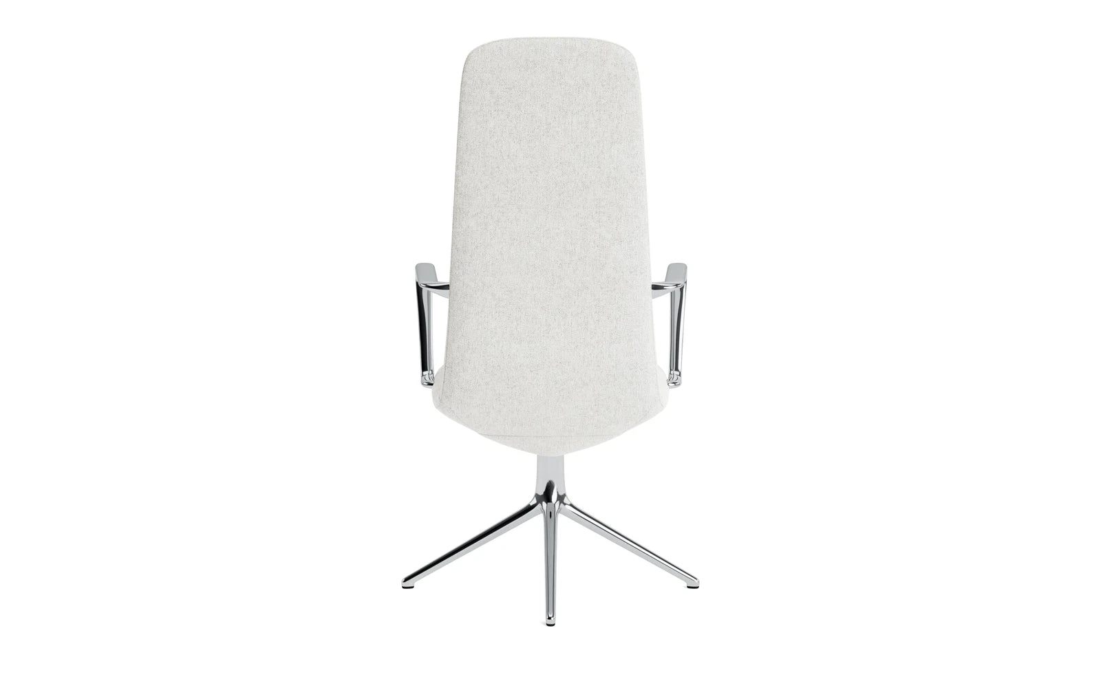 Off Armchair hoch mit Drehgestell 4B aluminium Hallingdal in Hallingdal 110 präsentiert im Onlineshop von KAQTU Design AG. Bürostuhl ist von Normann Copenhagen