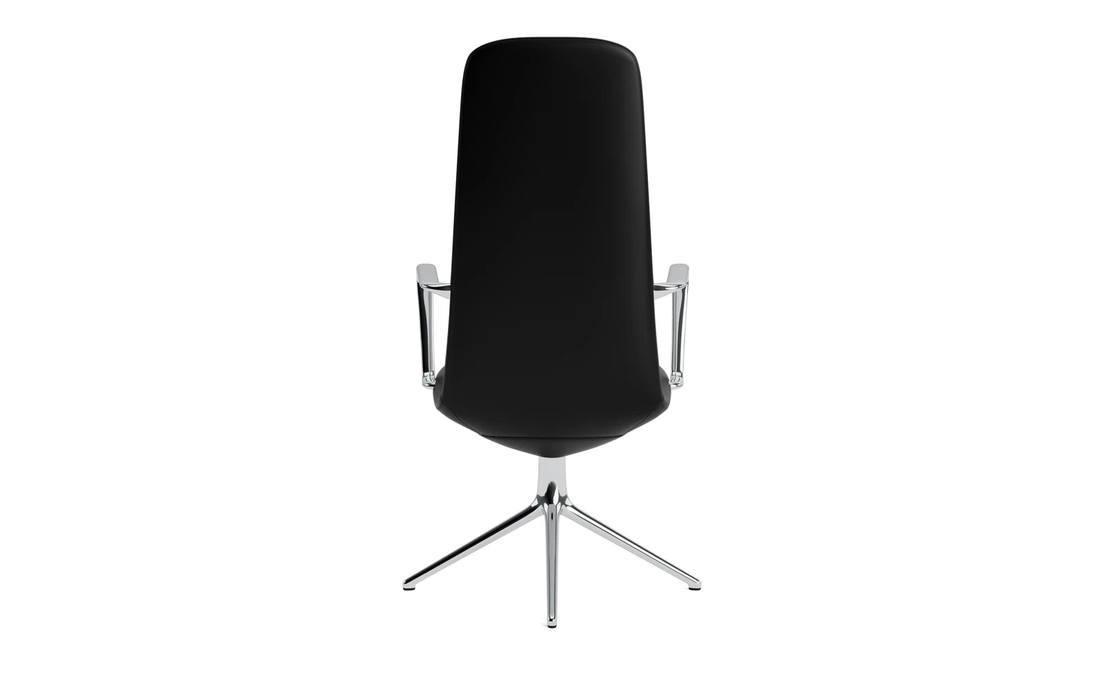 Off Armchair hoch mit Drehgestell 4B aluminium Ultra in Ultra 41599 präsentiert im Onlineshop von KAQTU Design AG. Bürostuhl ist von Normann Copenhagen