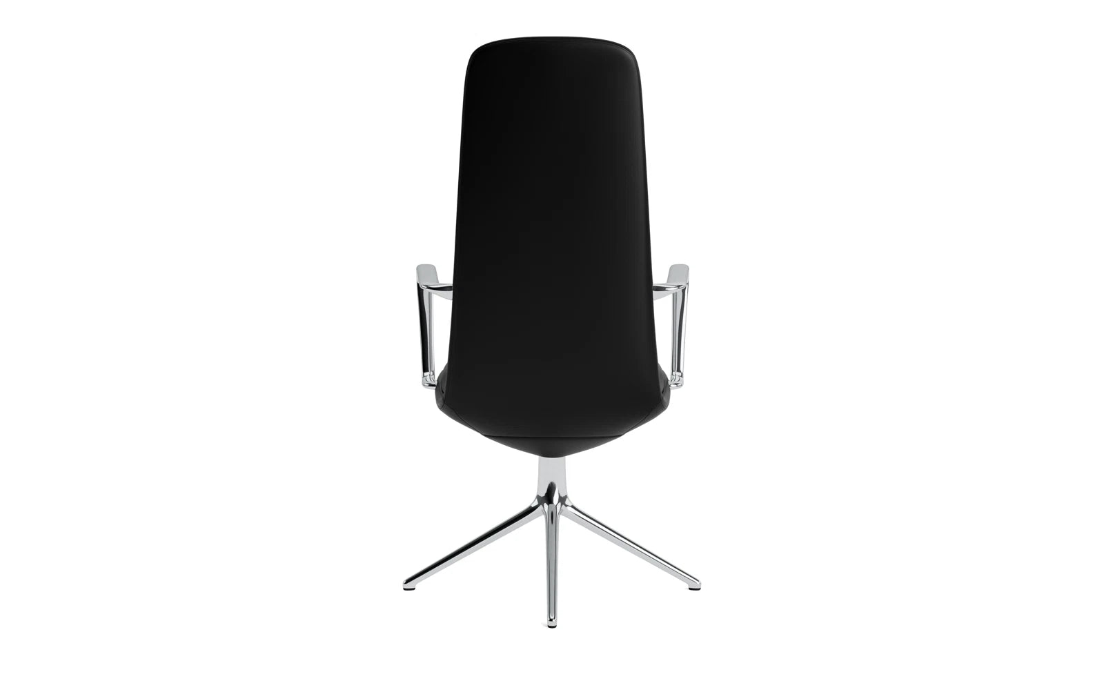 Off Armchair hoch mit Drehgestell 4B aluminium mit kissen Ultra in Ultra 41599 präsentiert im Onlineshop von KAQTU Design AG. Bürostuhl ist von Normann Copenhagen