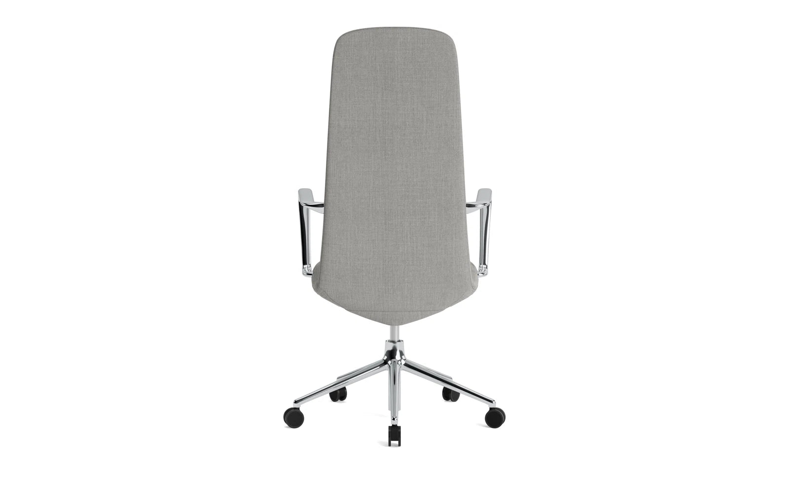 Off Armchair Hoch mit Drehgestell und Rollen Gaslift Aluminium Remix in Remix 133 präsentiert im Onlineshop von KAQTU Design AG. Bürostuhl ist von Normann Copenhagen