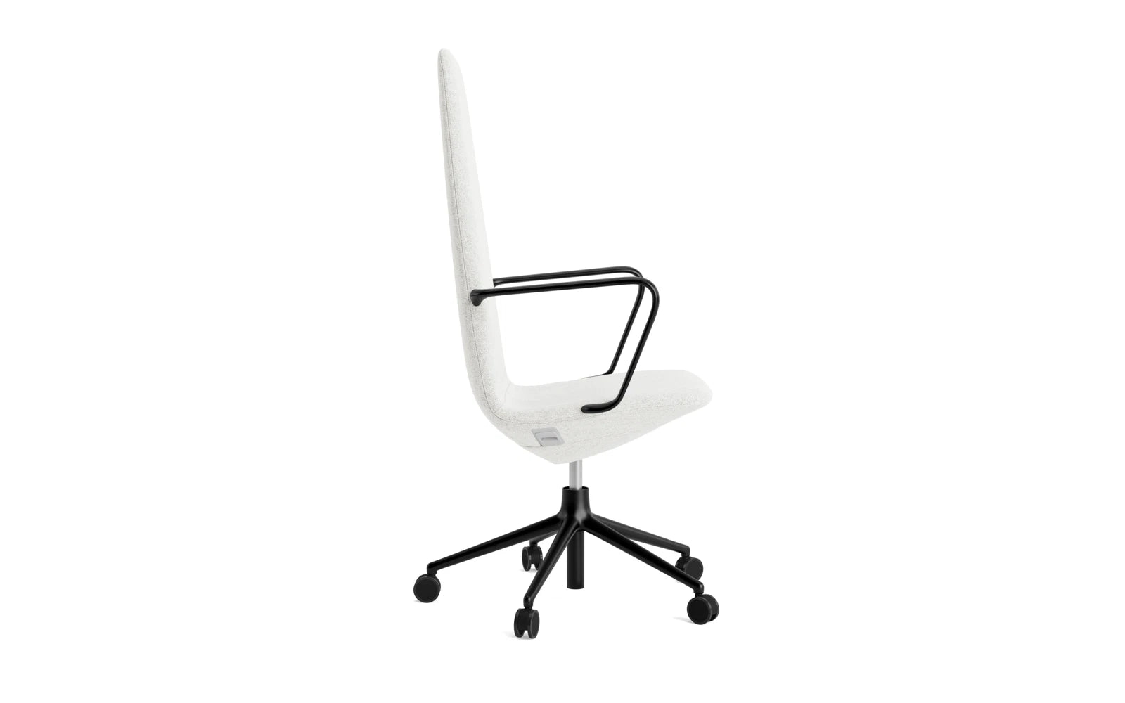 Off Armchair Hoch mit Drehgestell und Rollen Gaslift schwarze Aluminium Hallingdal in Hallingdal 110 präsentiert im Onlineshop von KAQTU Design AG. Bürostuhl ist von Normann Copenhagen