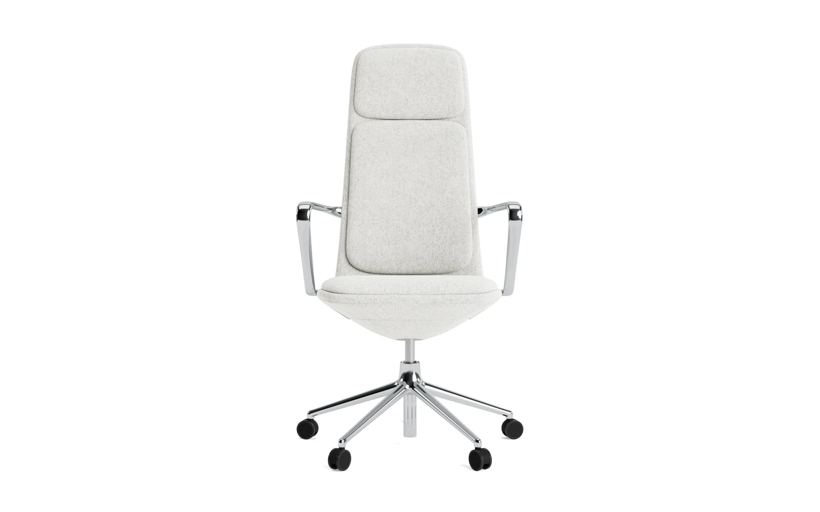 Off Armchair hoch 5W gaslift aluminium mit kissen Hallingdal in Hallingdal 110 präsentiert im Onlineshop von KAQTU Design AG. Bürostuhl ist von Normann Copenhagen