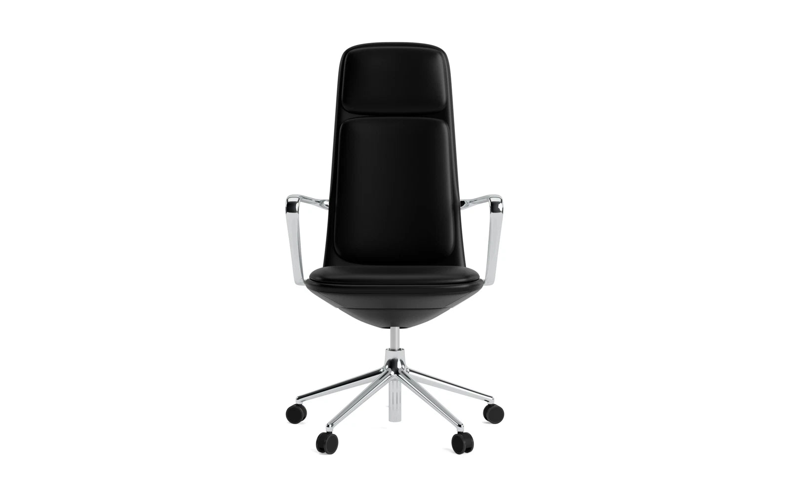 Off Armchair hoch 5W gaslift aluminium mit kissen Ultra in Ultra 41599 präsentiert im Onlineshop von KAQTU Design AG. Bürostuhl ist von Normann Copenhagen