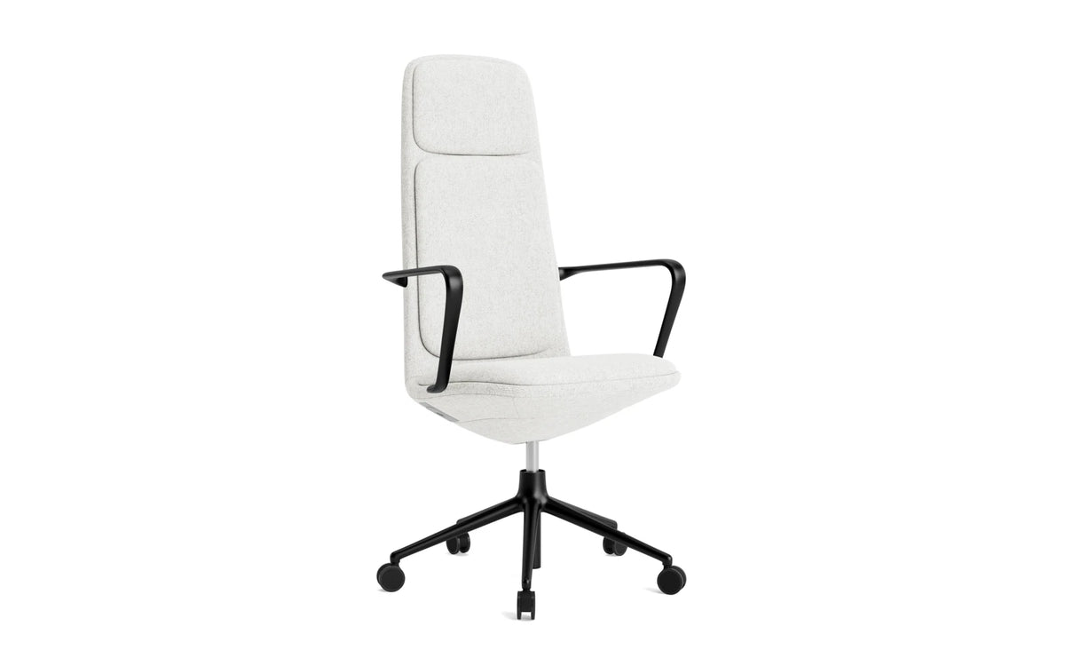 Off Armchair hoch 5W gaslift schwarze aluminium mit kissen Hallingdal in Hallingdal 110 präsentiert im Onlineshop von KAQTU Design AG. Bürostuhl ist von Normann Copenhagen