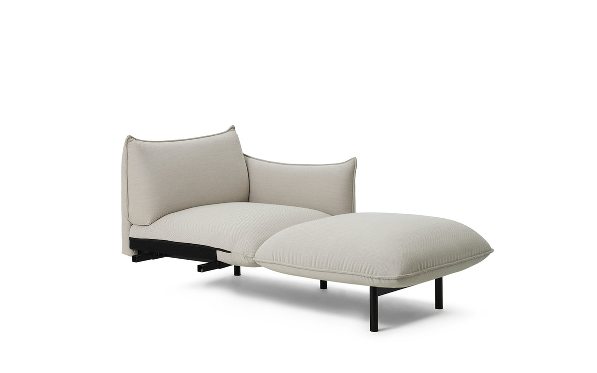 Ark modulares Sofa 420 Chaise Longue rechts in Steelcut Trio präsentiert im Onlineshop von KAQTU Design AG. Modulares Sofa ist von Normann Copenhagen