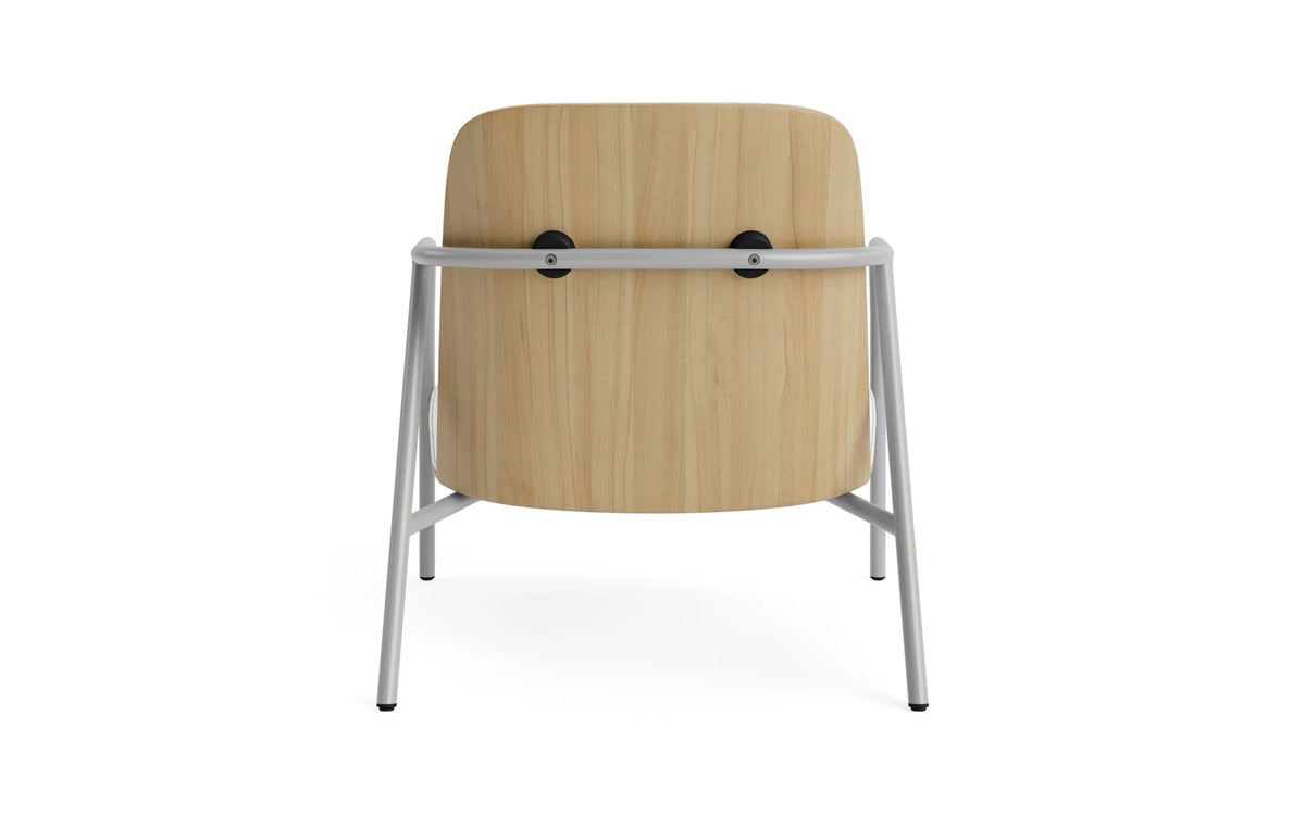 Pad Lounge-Sessel grauem Stahl Eiche/Hallingdal in Hallingdal 110 präsentiert im Onlineshop von KAQTU Design AG. Drehsessel ist von Normann Copenhagen