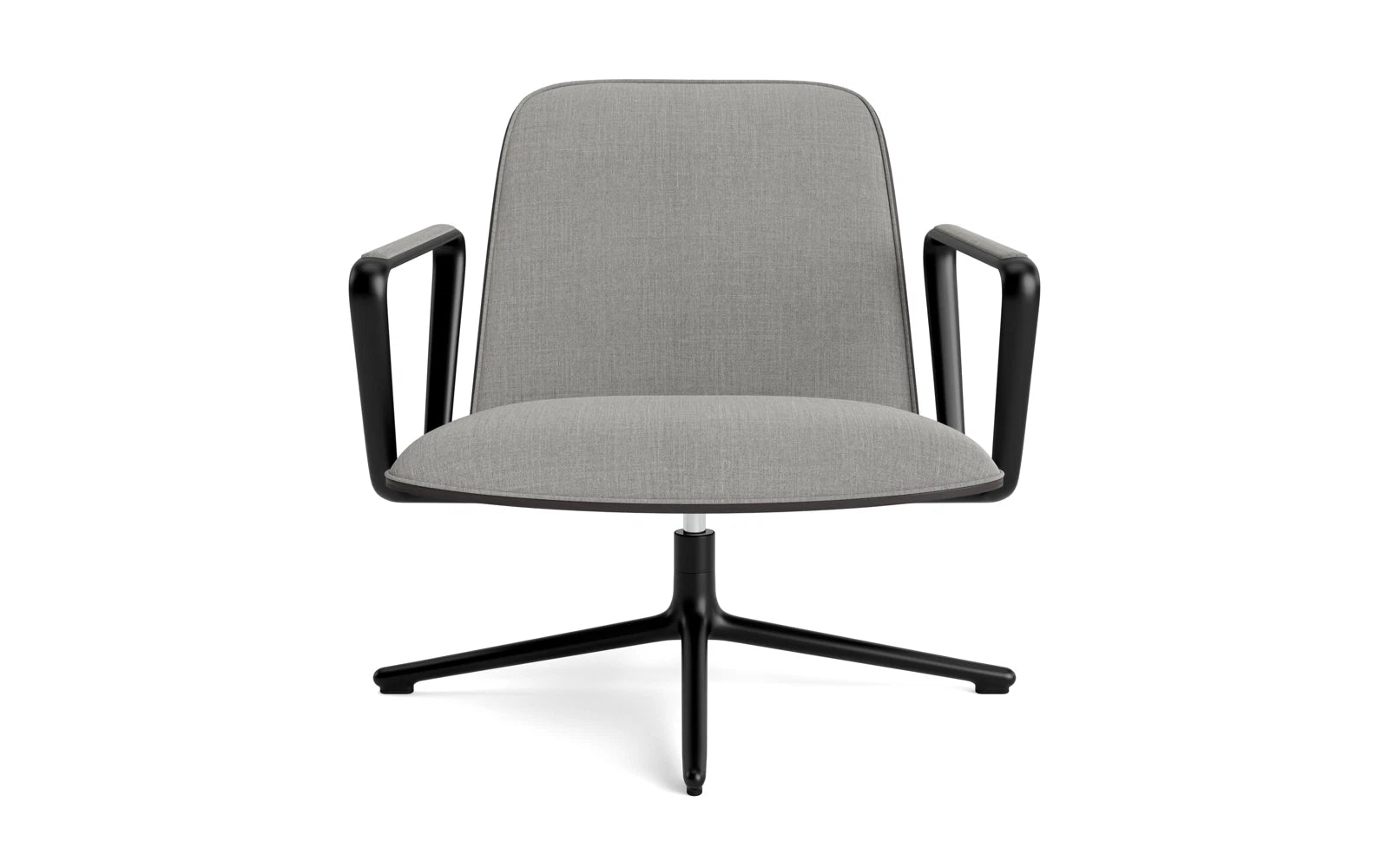 Entdecken Sie den eleganten Pad Lounge-Sessel mit Drehgestell in Schwarz Alu. Modernes Design trifft auf höchsten Komfort – ideal für stilvolle Räume.