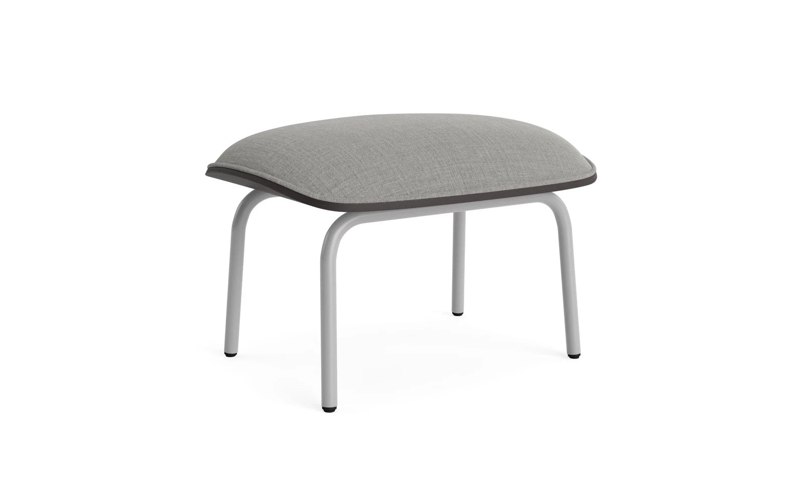 Pad foot stool gray steel black/remix