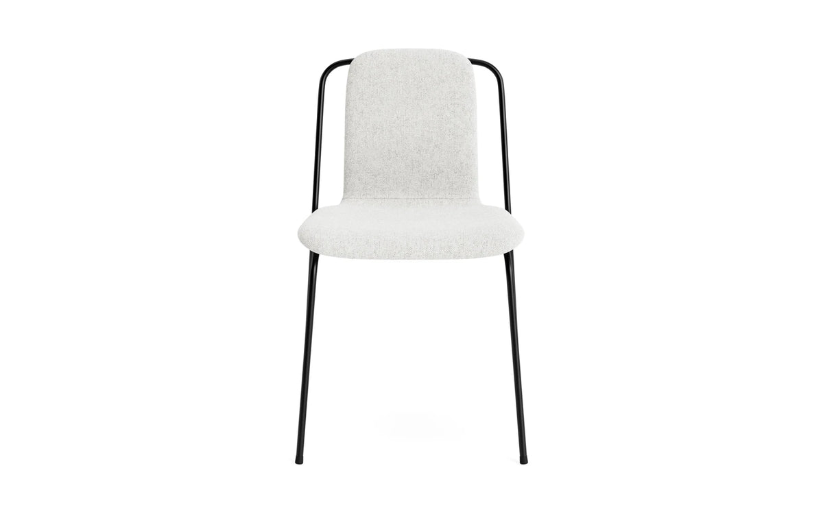 Studio Stuhl Vollpolster, schwarzes Stahl Hallingdal in Hallingdal 110 präsentiert im Onlineshop von KAQTU Design AG. Stuhl ist von Normann Copenhagen