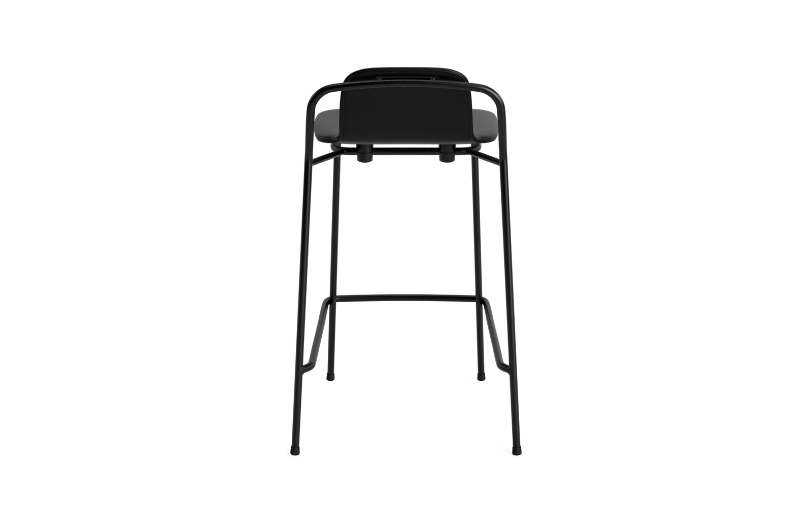 Entdecken Sie den stilvollen Studio Barhocker 65 cm von Normann Copenhagen. Mit seinem eleganten Stahlrahmen und dem bequemen Vollpolster vereint er modernes Design und Funktionalität für jeden Raum.