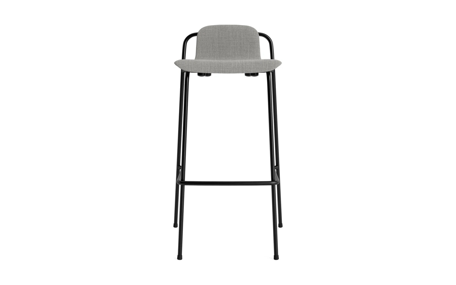 Entdecken Sie den eleganten Studio Barhocker 75 cm von Normann Copenhagen. Mit seinem stilvollen Stahlrahmen und dem bequemen Vollpolster vereint er modernes Design und Funktionalität.