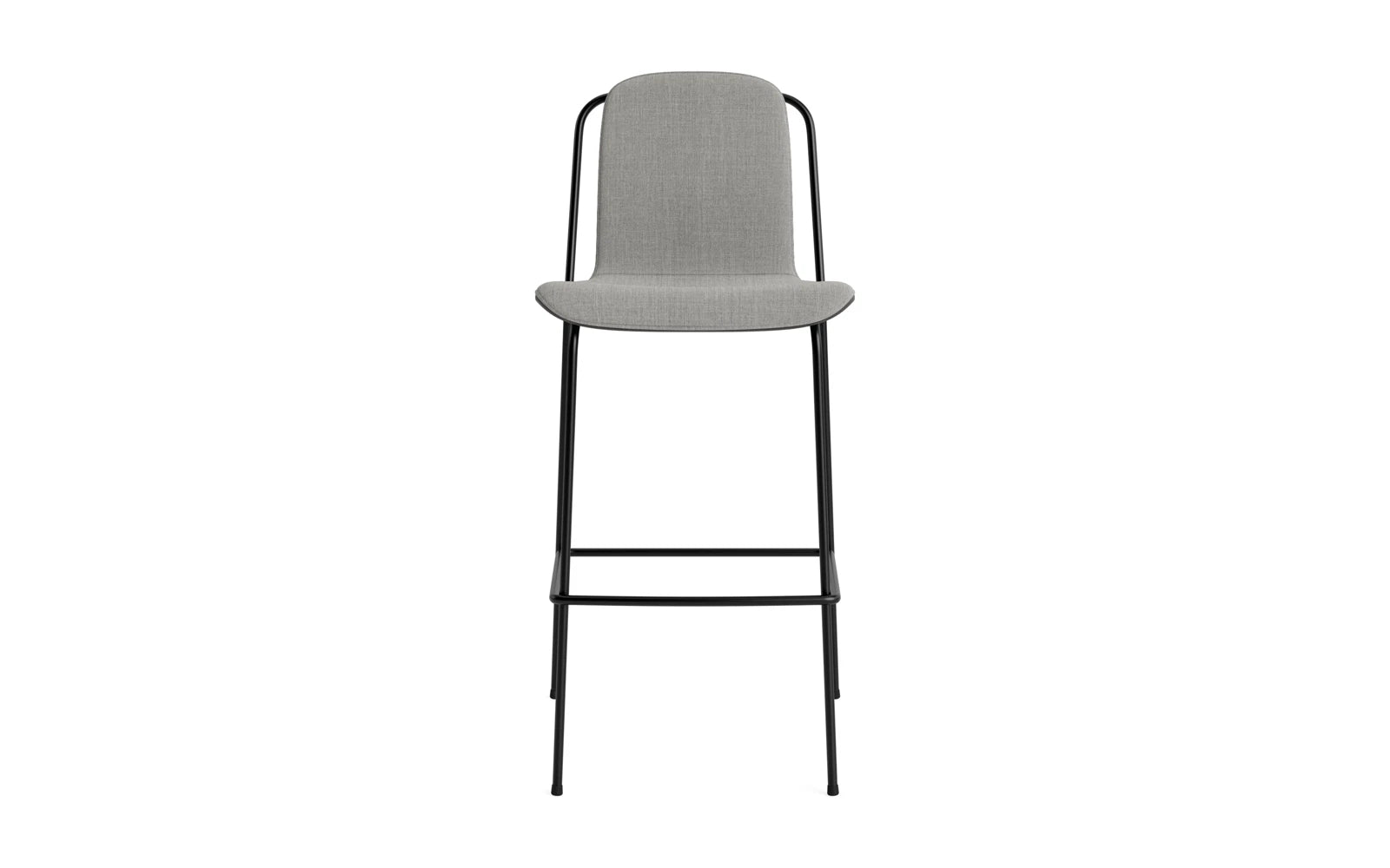 Entdecken Sie den stilvollen Studio Barstuhl 75 cm von Normann Copenhagen. Mit seinem eleganten Stahlrahmen und dem bequemen Frontpolster in Remix-Stoff ist er die perfekte Wahl für modernes Wohnen.