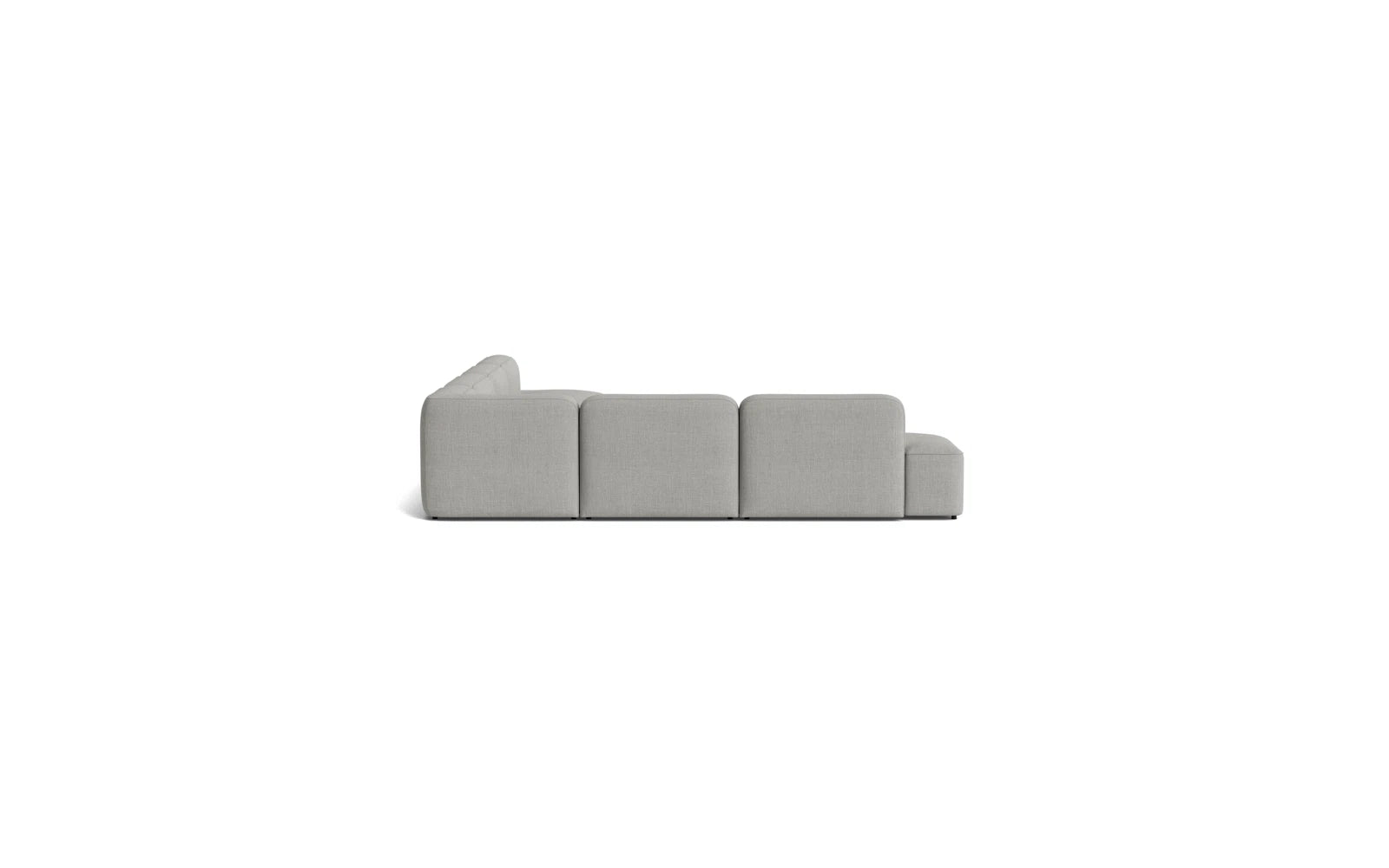 Erleben Sie das Rope Sofa 5-Sitzer Ecke Remix von Normann Copenhagen: stilvolles, modulares Design für höchsten Komfort in Ihrem Wohnraum.