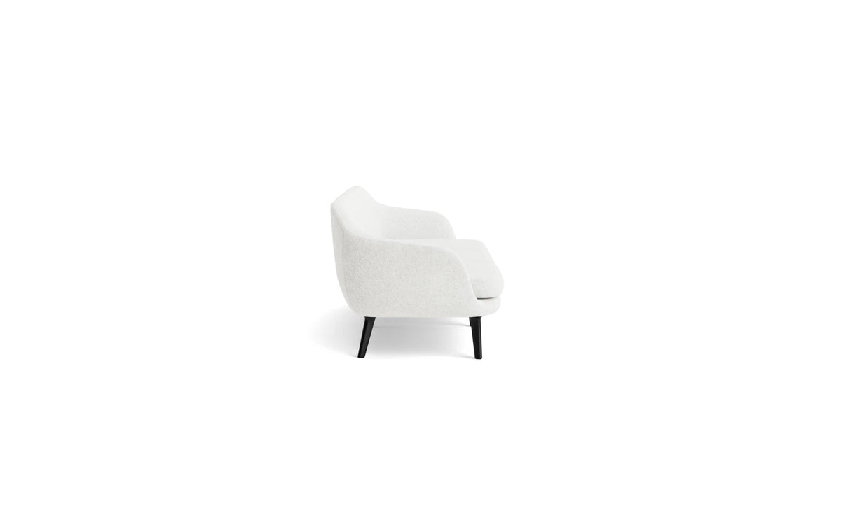 Sum modulares Sofa 3-Sitzer , schwarzes Aluminium in Hallingdal 110 präsentiert im Onlineshop von KAQTU Design AG. 3er Sofa ist von Normann Copenhagen