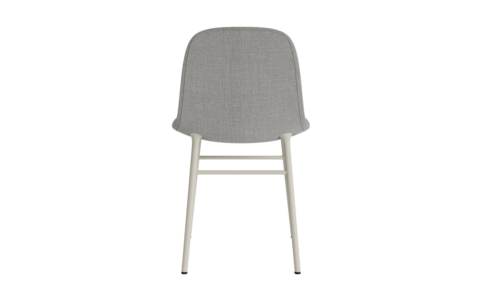 Form Stuhl gepolstert Hellgrau Stahl Remix in Remix 133 präsentiert im Onlineshop von KAQTU Design AG. Stuhl ist von Normann Copenhagen