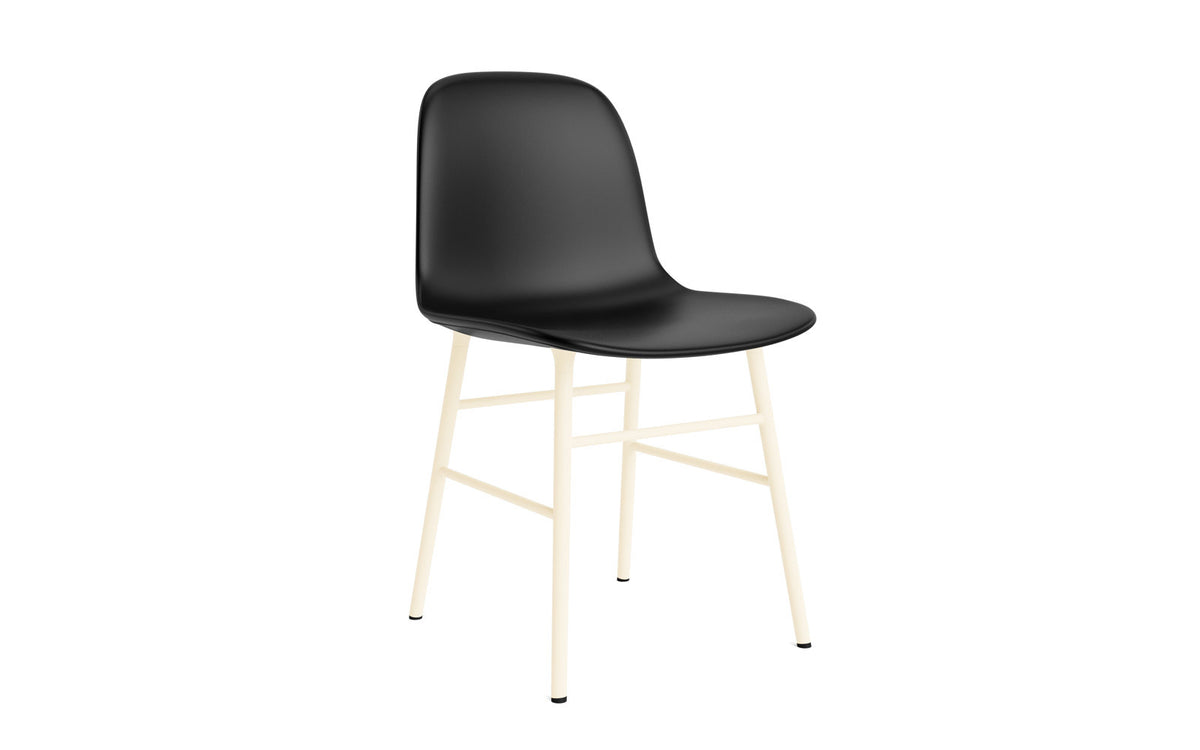 Form Stuhl gepolstert Creme Stahl Ultra in Ultra 41599 präsentiert im Onlineshop von KAQTU Design AG. Stuhl ist von Normann Copenhagen