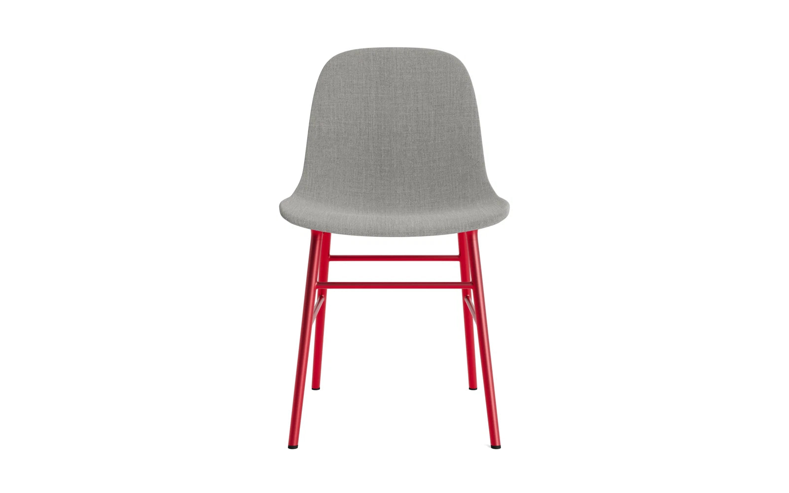 Form Stuhl gepolstert Leuchtendes Rot Stahl Remix in Remix 133 präsentiert im Onlineshop von KAQTU Design AG. Stuhl ist von Normann Copenhagen