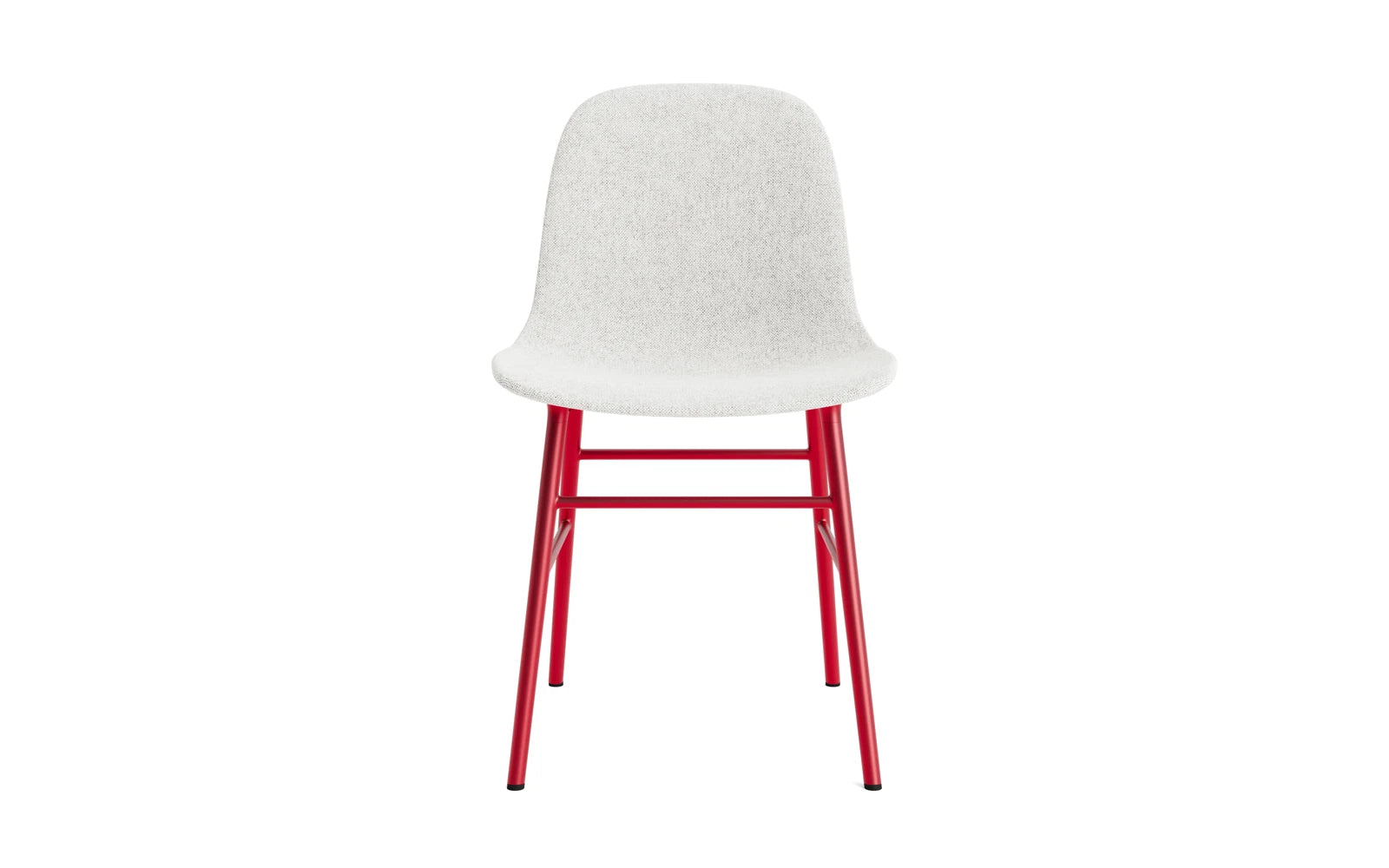Form Stuhl gepolstert Leuchtendes rot Stahl Hallingdal in Hallingdal 110 präsentiert im Onlineshop von KAQTU Design AG. Stuhl ist von Normann Copenhagen