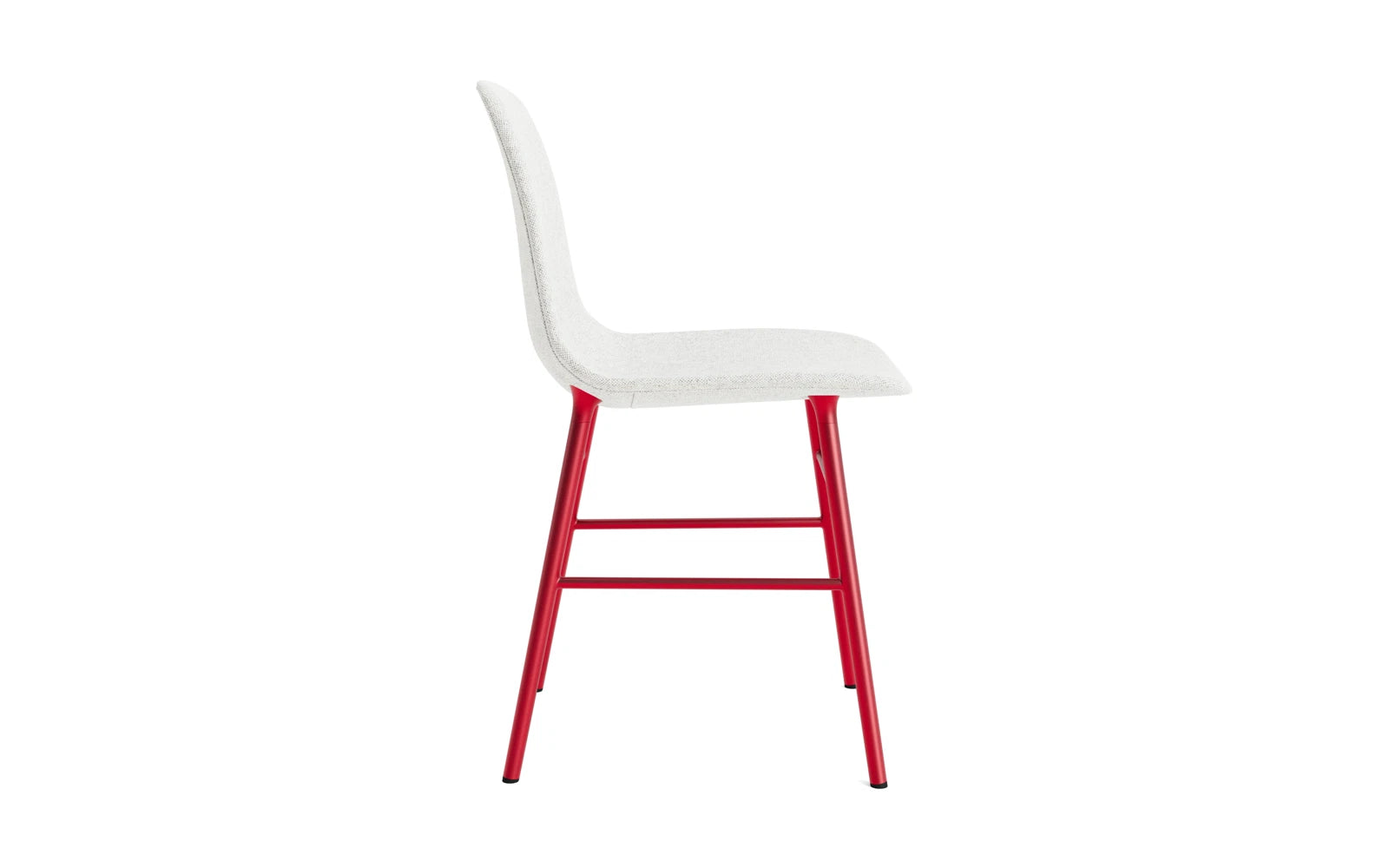 Form Stuhl gepolstert Leuchtendes rot Stahl Hallingdal in Hallingdal 110 präsentiert im Onlineshop von KAQTU Design AG. Stuhl ist von Normann Copenhagen
