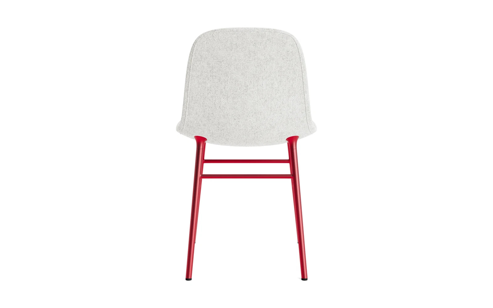 Form Stuhl gepolstert Leuchtendes rot Stahl Hallingdal in Hallingdal 110 präsentiert im Onlineshop von KAQTU Design AG. Stuhl ist von Normann Copenhagen
