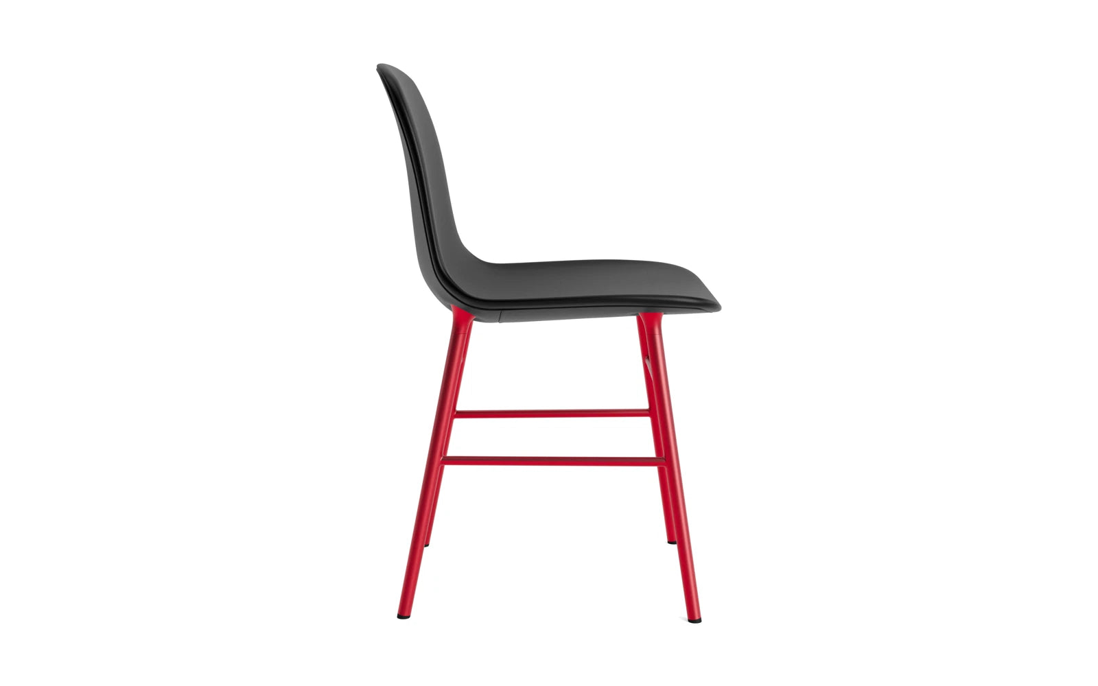 Form Stuhl gepolstert Leuchtendes Rot Stahl Ultra in Ultra 41599 präsentiert im Onlineshop von KAQTU Design AG. Stuhl ist von Normann Copenhagen