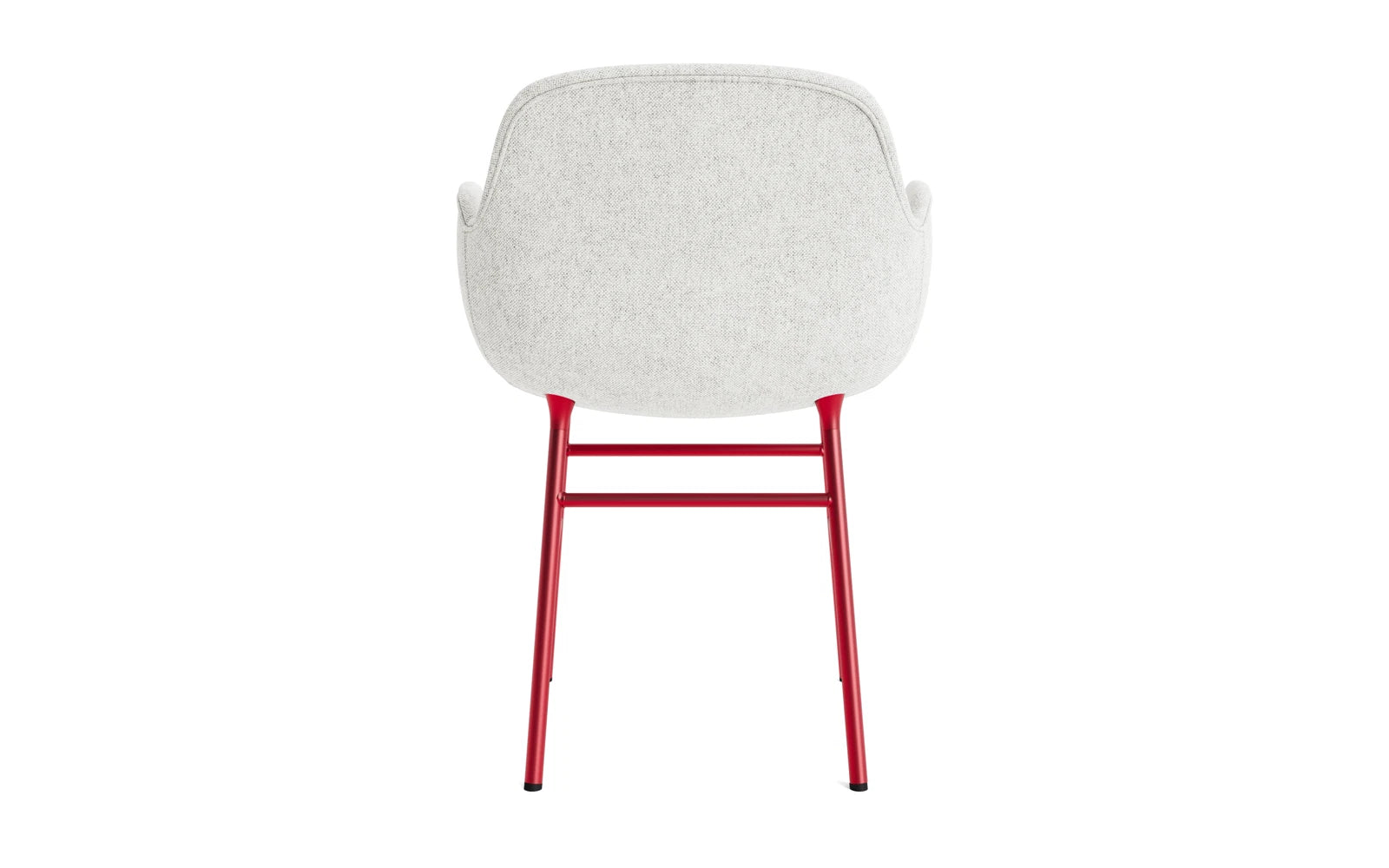 Form Lehnstuhl gepolstert Leuchtendes rot stahl Hallingdal in Hallingdal 110 präsentiert im Onlineshop von KAQTU Design AG. Stuhl mit Armlehne ist von Normann Copenhagen