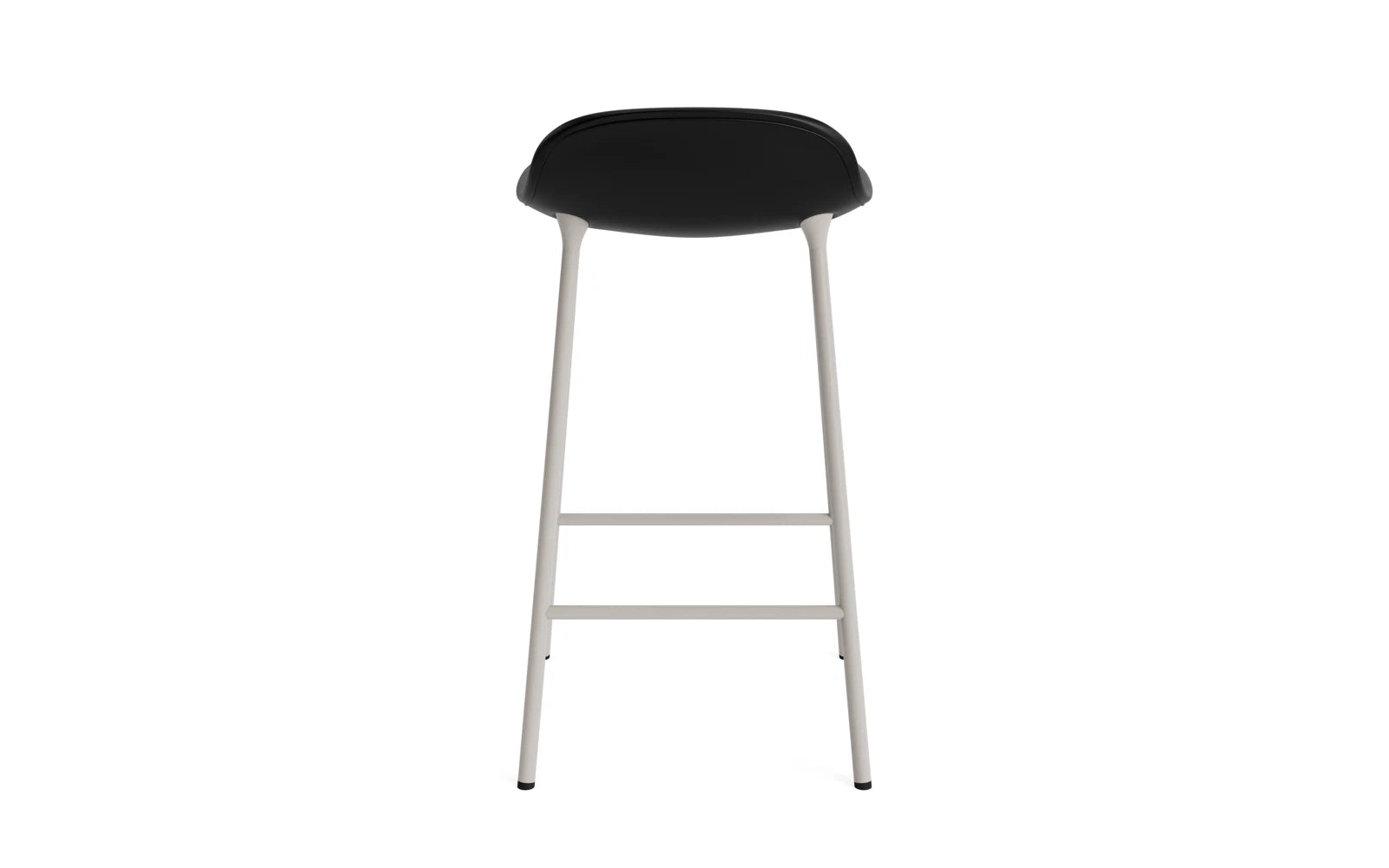 Form Barstuhl 65 cm gepolstert warmes grau Stahl Ultra in Ultra 41599 präsentiert im Onlineshop von KAQTU Design AG. Barstuhl ist von Normann Copenhagen
