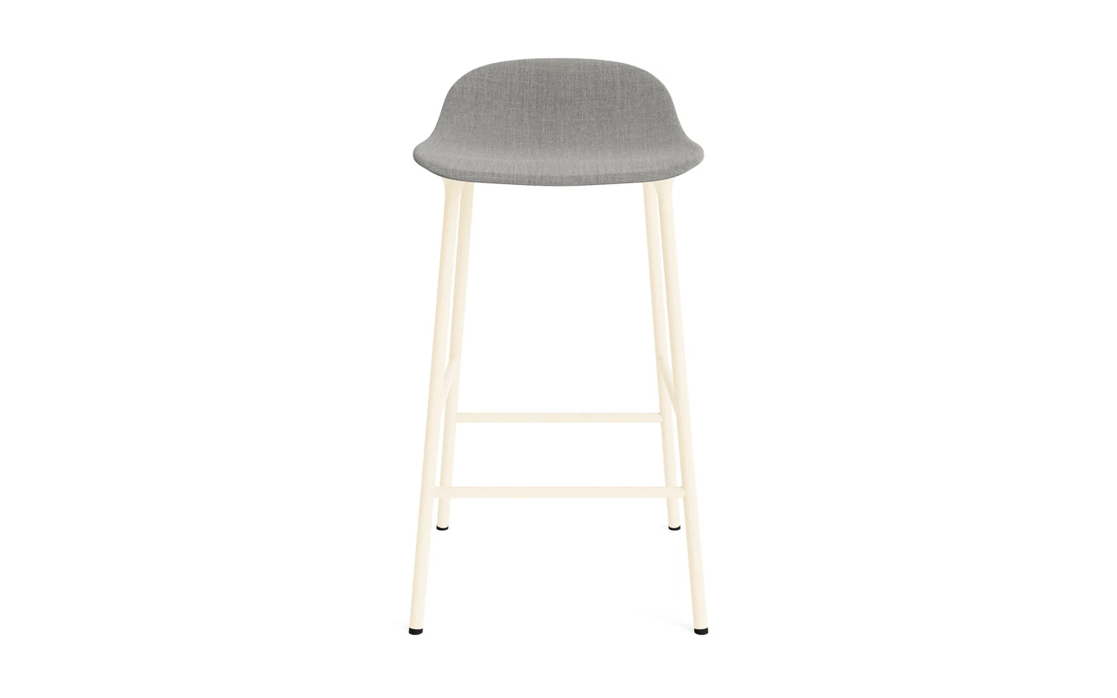 Form Barstuhl 65 cm gepolstert creme Stahl Remix in Remix 133 präsentiert im Onlineshop von KAQTU Design AG. Barstuhl ist von Normann Copenhagen