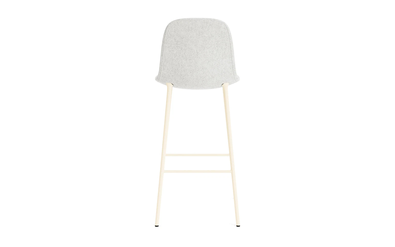 Form Barstuhl 75 cm gepolstert  Creme Stahl Hallingdal in Hallingdal 110 präsentiert im Onlineshop von KAQTU Design AG. Barstuhl ist von Normann Copenhagen