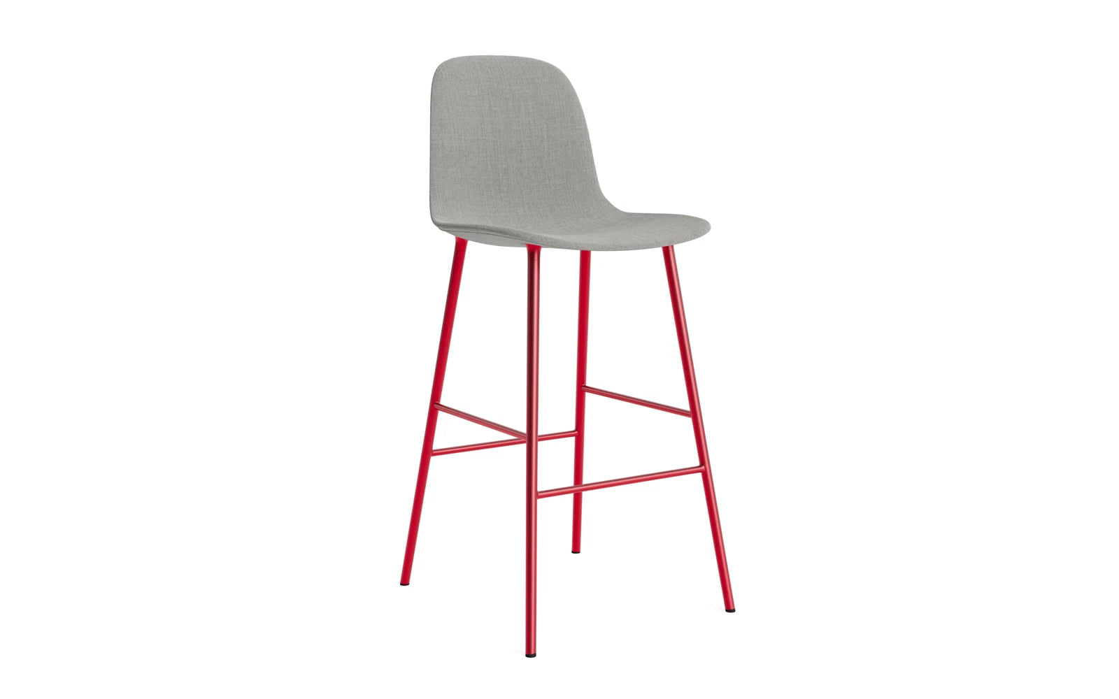 Form Barstuhl 75 cm gepolstert Leuchtendes Rot Stahl Remix in Remix 133 präsentiert im Onlineshop von KAQTU Design AG. Barstuhl ist von Normann Copenhagen