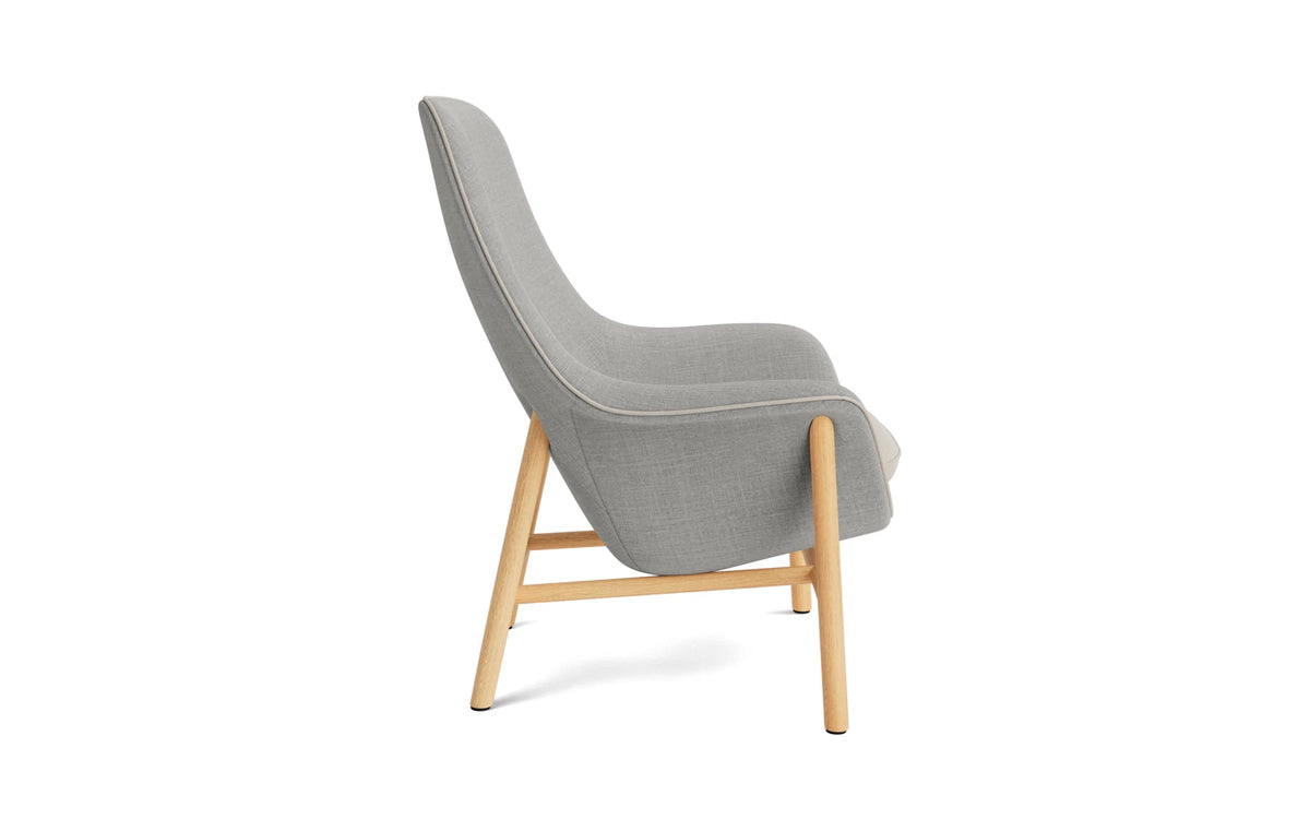 Drape Lounge-Sessel hoch Eiche Remix in Remix 133 präsentiert im Onlineshop von KAQTU Design AG. Sessel ist von Normann Copenhagen
