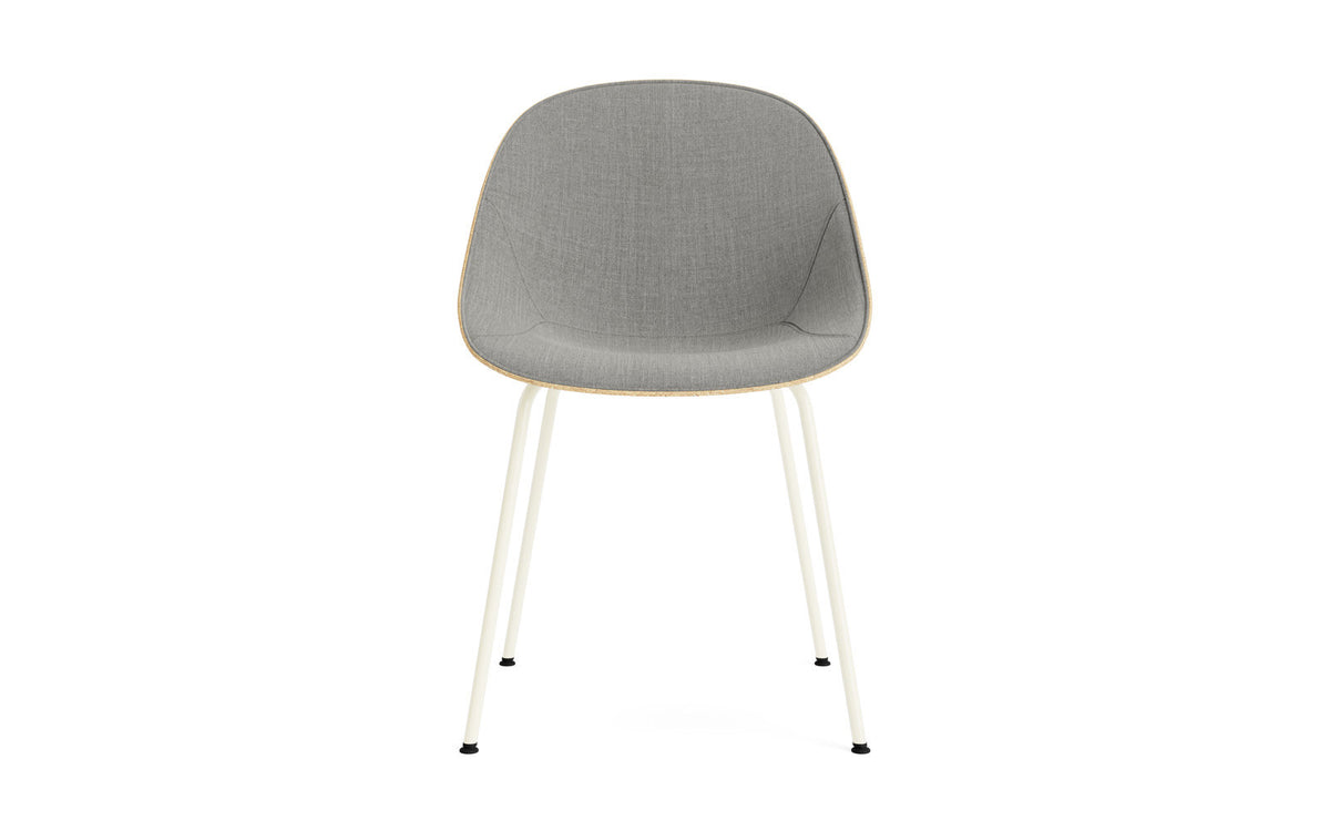 Mat Stuhl polster Hanffasern Creme stahl in Remix 133 präsentiert im Onlineshop von KAQTU Design AG. Stuhl ist von Normann Copenhagen
