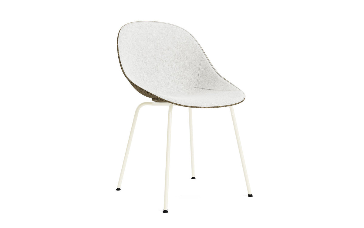 Mat Stuhl polster Seegras Creme stahl in Hallingdal 110 präsentiert im Onlineshop von KAQTU Design AG. Stuhl ist von Normann Copenhagen