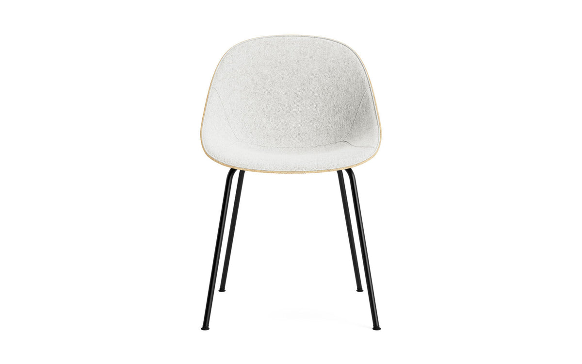 Mat Stuhl polster Hanffasern Schwartz stahl in Hallingdal 110 präsentiert im Onlineshop von KAQTU Design AG. Stuhl ist von Normann Copenhagen