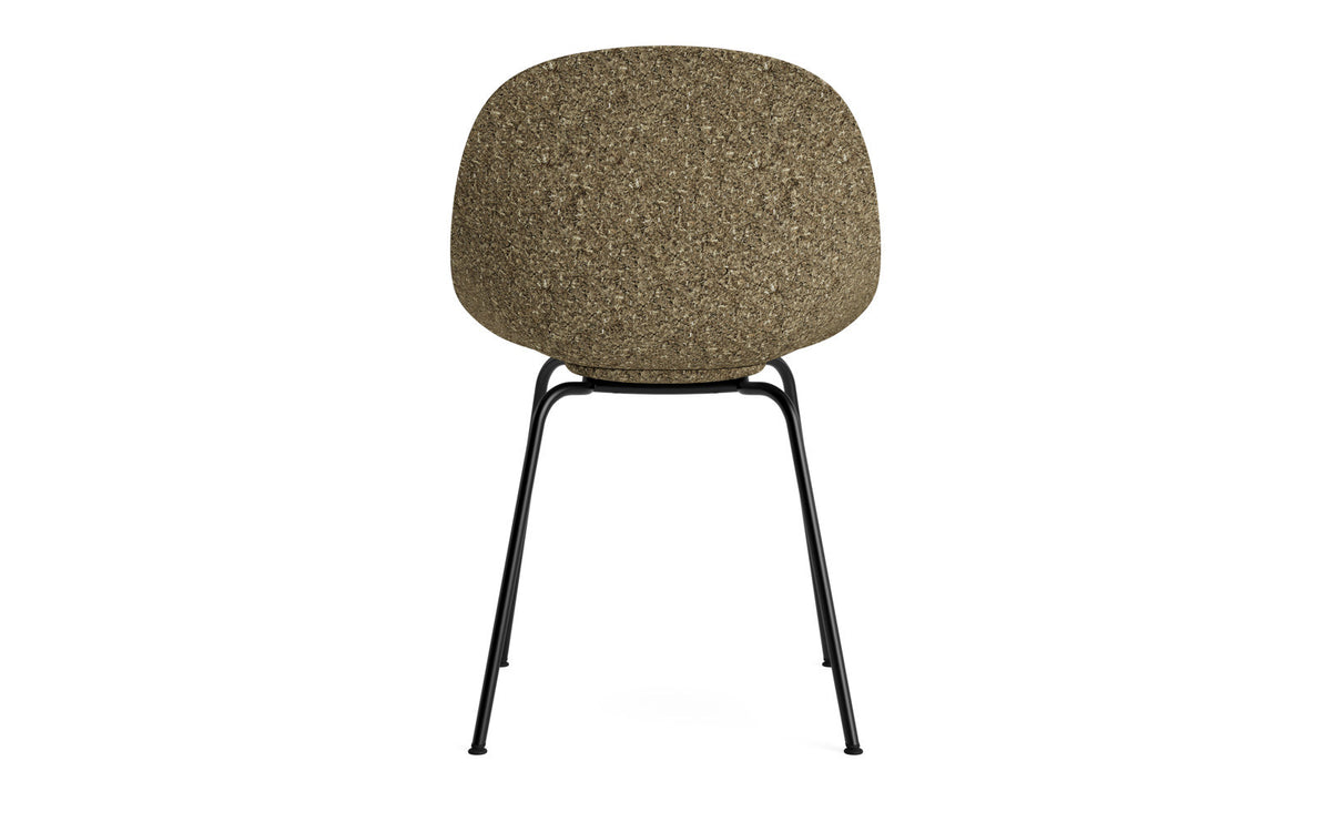 Mat Stuhl polster Seegras Schwartz stahl in Ultra 41599 präsentiert im Onlineshop von KAQTU Design AG. Stuhl ist von Normann Copenhagen
