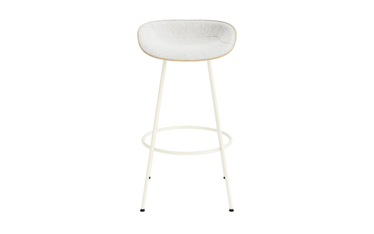 Mat Barstuhl 75 cm Frontpolster Hanffasern creme Stahl in Hallingdal 110 präsentiert im Onlineshop von KAQTU Design AG. Barstuhl ist von Normann Copenhagen