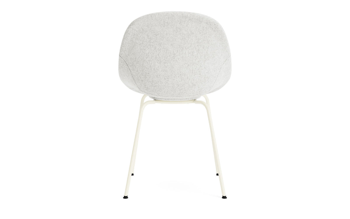 Mat Stuhl vollpolster Creme stahl in Hallingdal 110 präsentiert im Onlineshop von KAQTU Design AG. Stuhl ist von Normann Copenhagen