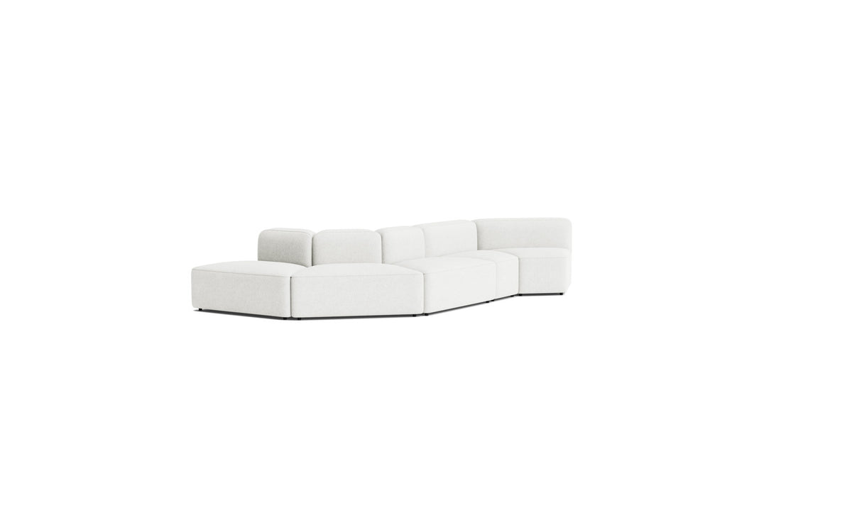 Rope modulares Sofa 5-Sitzer Curved in Hallingdal präsentiert im Onlineshop von KAQTU Design AG. 5er Sofa ist von Normann Copenhagen