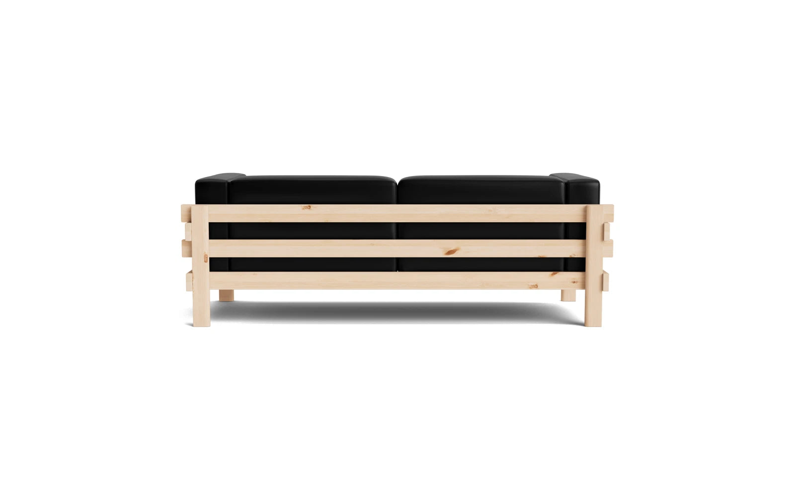 Erlebe das Kube Sofa 3-Sitzer von Normann Copenhagen: stilvolles Mid-Century-Design, nachhaltige Kiefer und vielseitige Polsteroptionen für Dein Zuhause.
