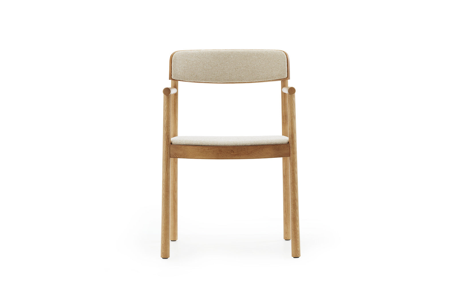 Timb Armchair Upholstery in Tan / Hallingdal 220 präsentiert im Onlineshop von KAQTU Design AG. Stuhl ist von Normann Copenhagen