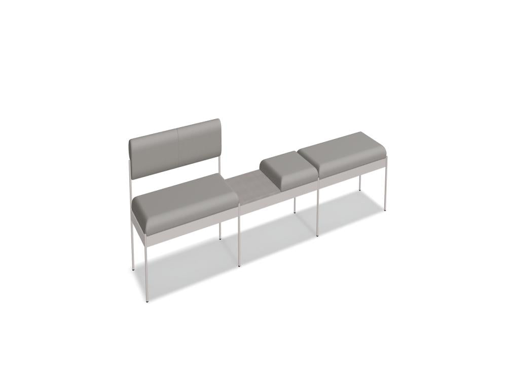 Nora NR1NK - modular seating system in Ziegelrot präsentiert im Onlineshop von KAQTU Design AG. Modulares Sofa ist von Mdd