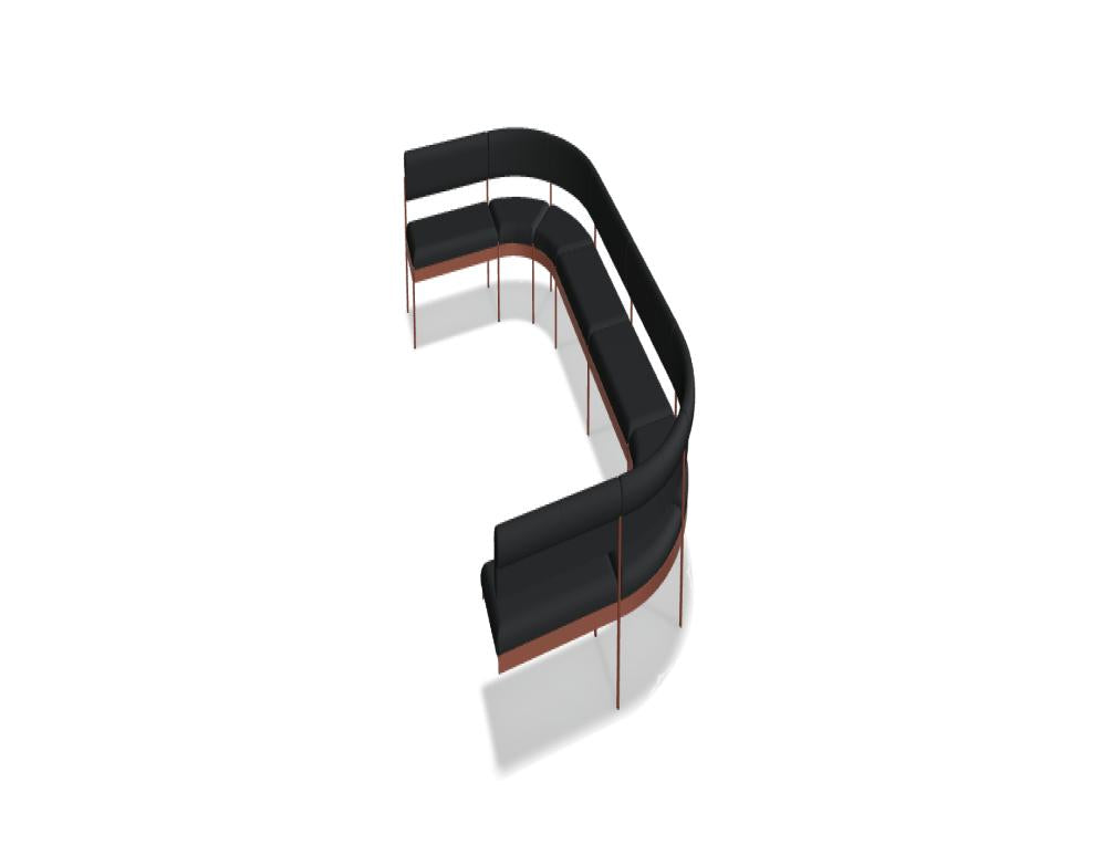Nora NR2NKL - Modulares Sitzsystem in Grün präsentiert im Onlineshop von KAQTU Design AG. Modulares Sofa ist von Mdd