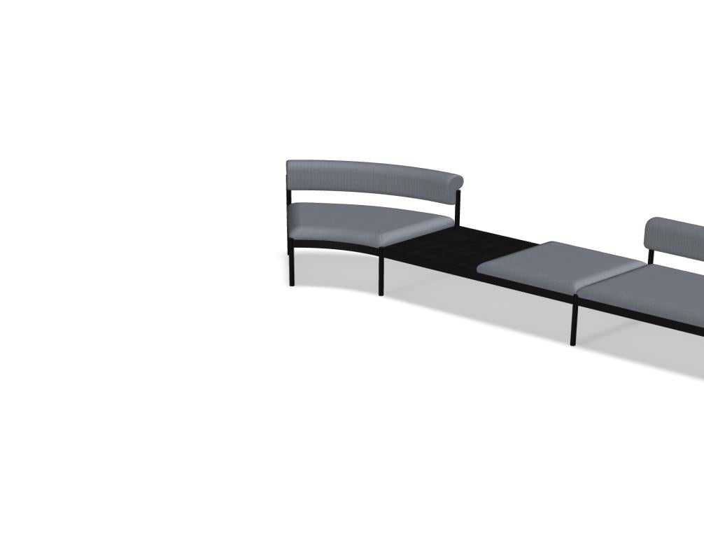 Nora NR2SOLK - modular seating system in Ziegelrot präsentiert im Onlineshop von KAQTU Design AG. Modulares Sofa ist von Mdd