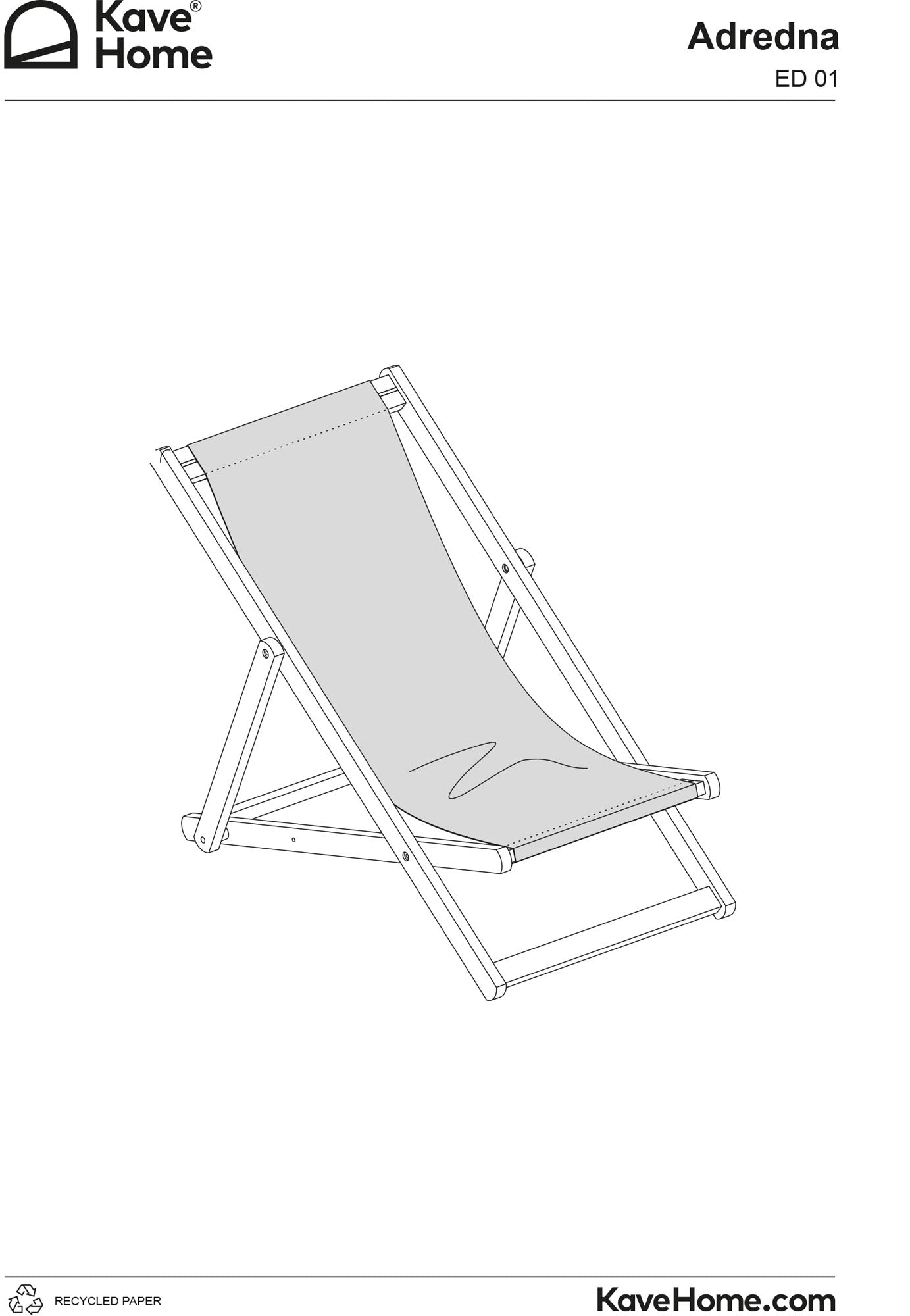 Klappbarer Outdoor-Liegestuhl Adredna für Kinder in Grün aus massivem Akazienholz FSC 100 % in Grün präsentiert im Onlineshop von KAQTU Design AG. Liegestuhl ist von Kave Home
