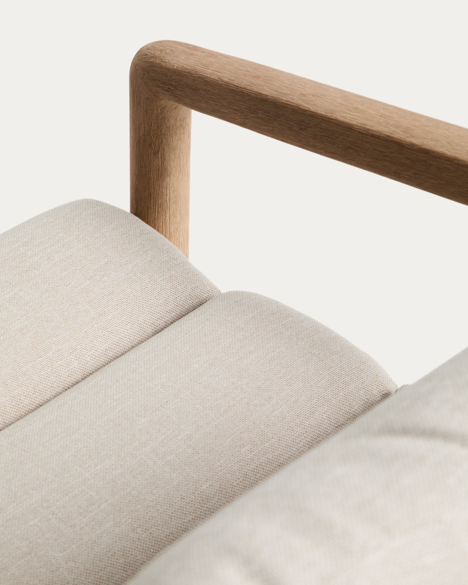 Sessel Menfi aus massivem Akazienholz und grünem Seil in Dunkelgrün präsentiert im Onlineshop von KAQTU Design AG. Outdoor-Sessel ist von Kave Home