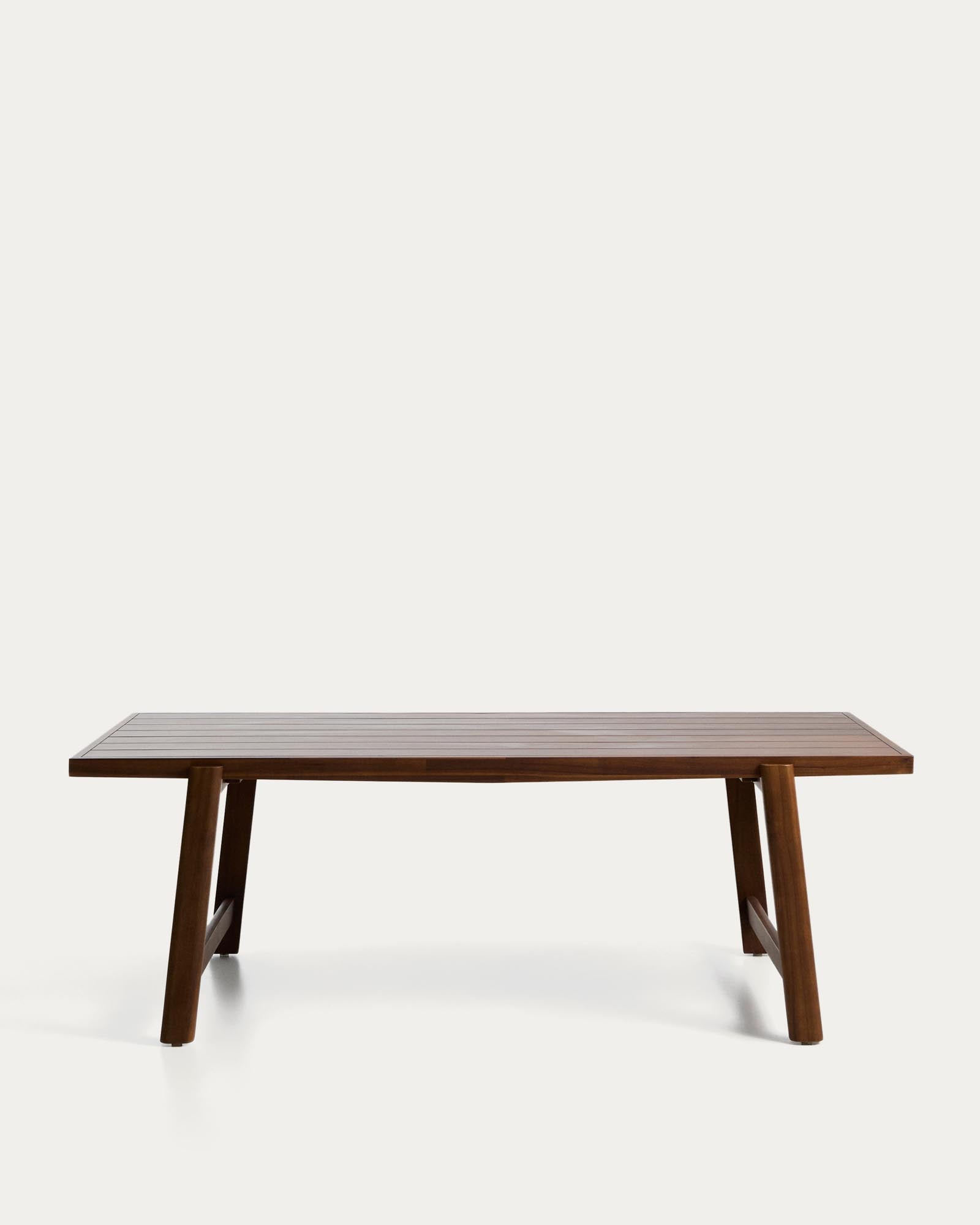 Outdoor-Tisch Itani aus massivem Akazienholz, 240 x 100 cm, FSC 100 % in Braun präsentiert im Onlineshop von KAQTU Design AG. Gartentisch ist von Kave Home