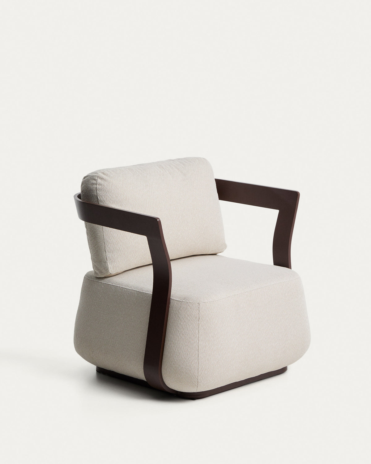 Outdoor-Sessel Tamaris aus Aluminium in Braun in Braun, Hellbraun, Beige präsentiert im Onlineshop von KAQTU Design AG. Outdoor-Sessel ist von Kave Home