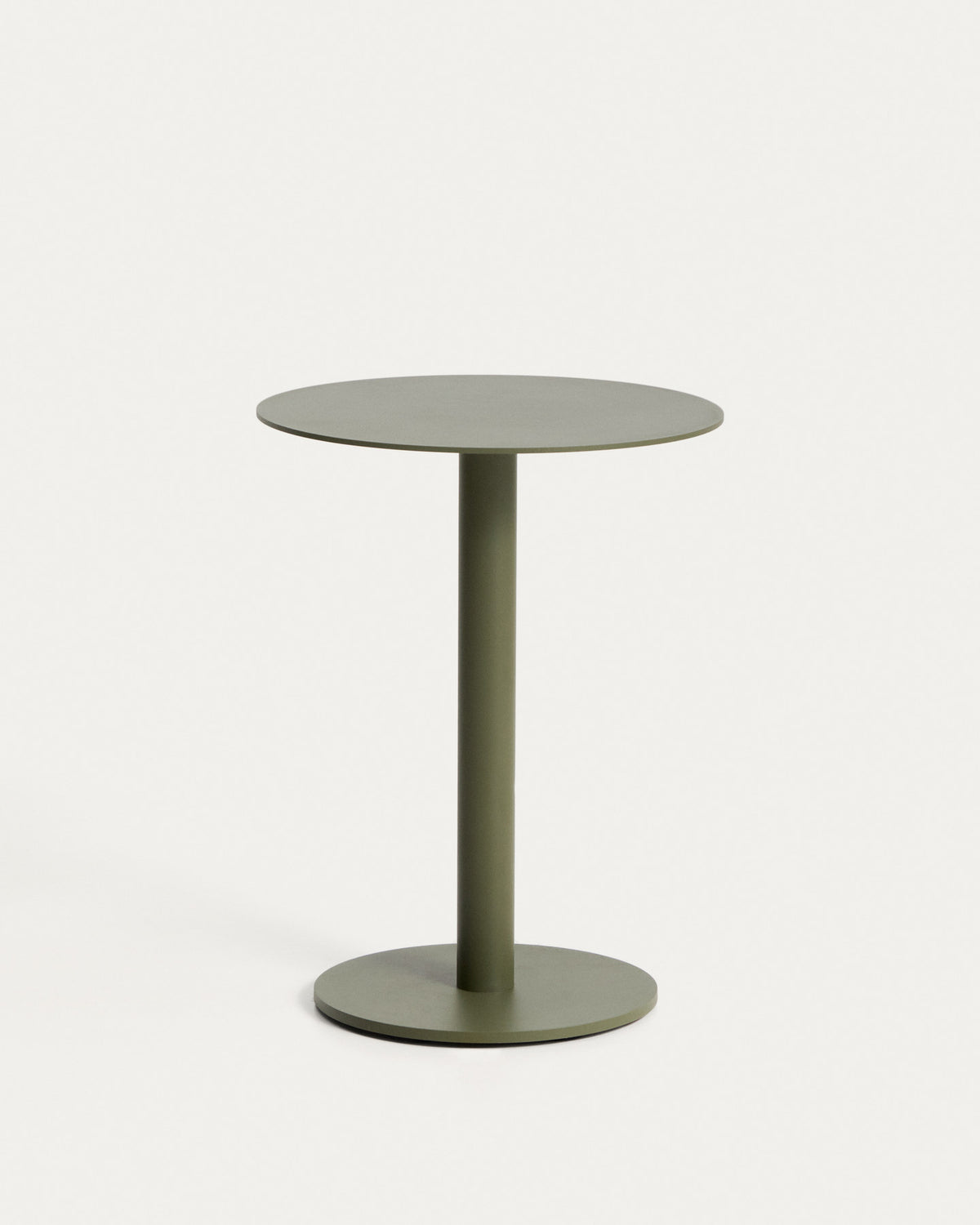 Beistelltisch Asinara aus grünem Aluminium, Ø 40 cm in Dunkelgrün präsentiert im Onlineshop von KAQTU Design AG. Beistelltisch Outdoor ist von Kave Home