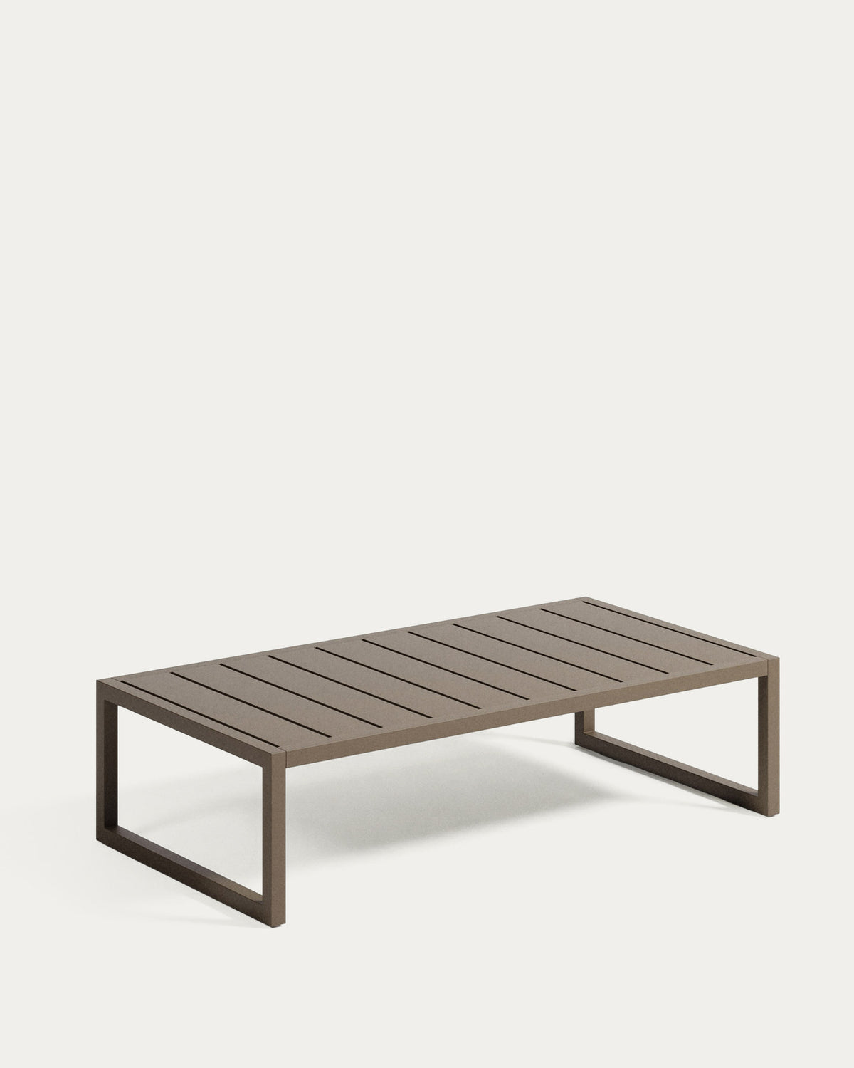 Couchtisch Comova 100% outdoor aus Aluminium grün 60 x 114 cm in Grün präsentiert im Onlineshop von KAQTU Design AG. Loungetisch ist von Kave Home